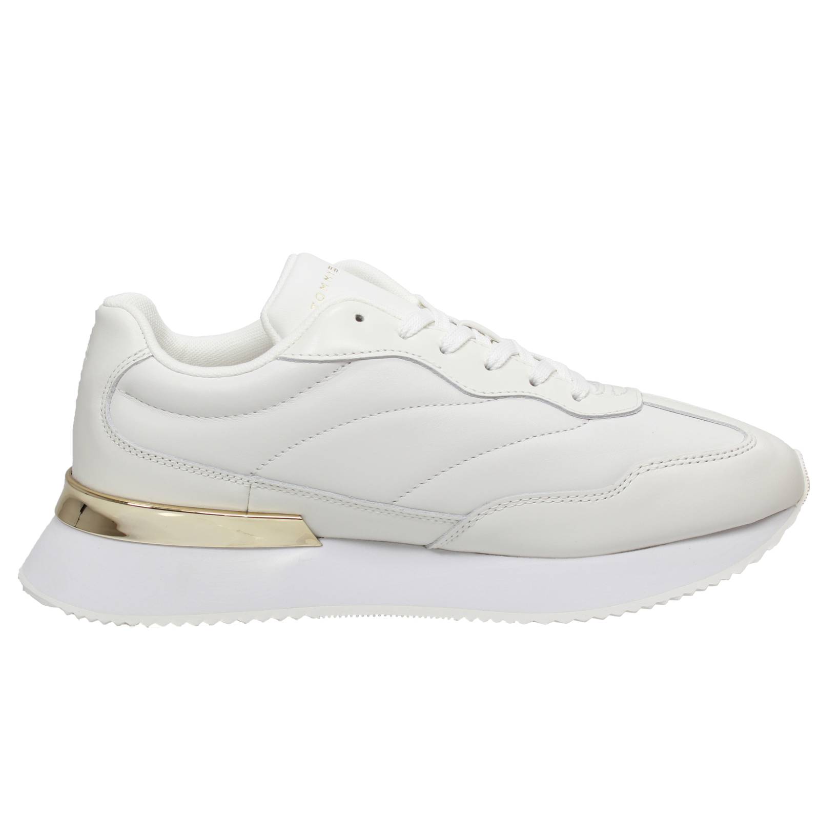 TOMMY HILFIGER Schicke Mode - Sneakers aus Leder Damen weiß Foto 2