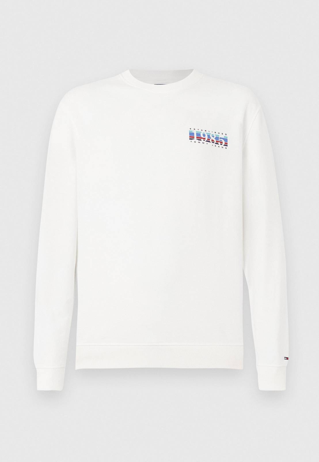 TOMMY HILFIGER Reg Entry dna play crew sweatshirt Herren weiß