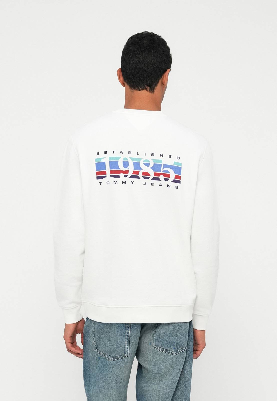 TOMMY HILFIGER reg entry dna play crew sweatshirt Man white Photo 4