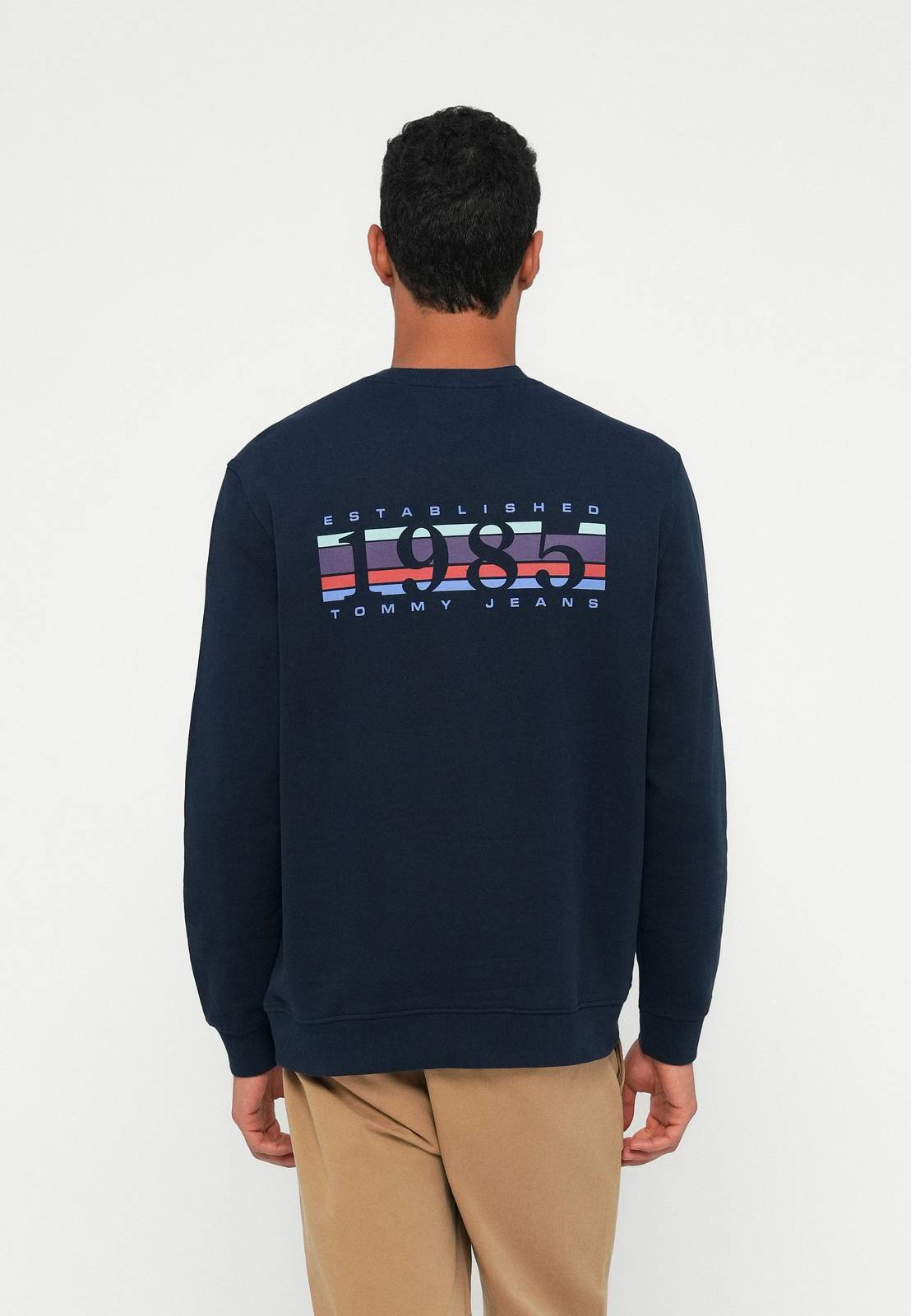 TOMMY HILFIGER reg entry dna play crew sweatshirt Man blue Photo 4