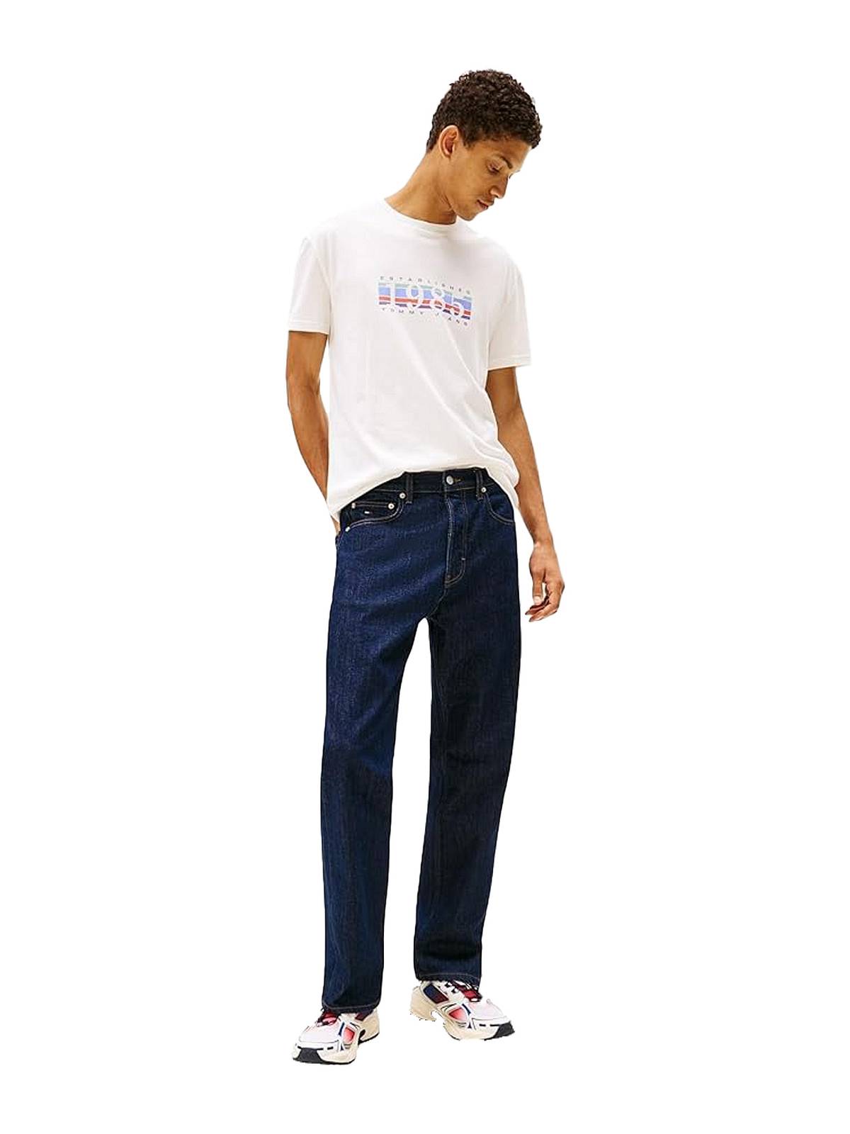 TOMMY HILFIGER Tee SS Reg 1985 DNA Graph Man white Photo 5