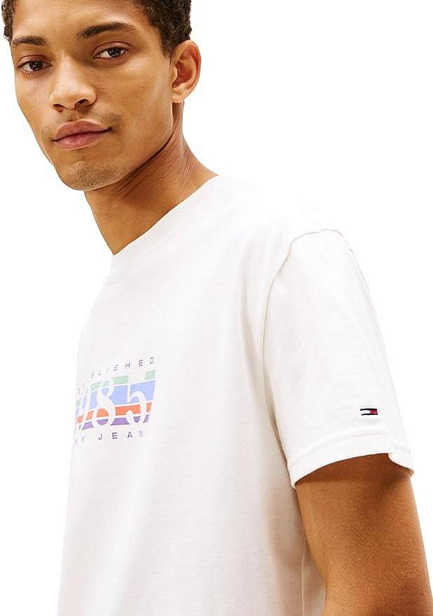 TOMMY HILFIGER Tee SS Reg 1985 DNA Graph Man white Photo 3
