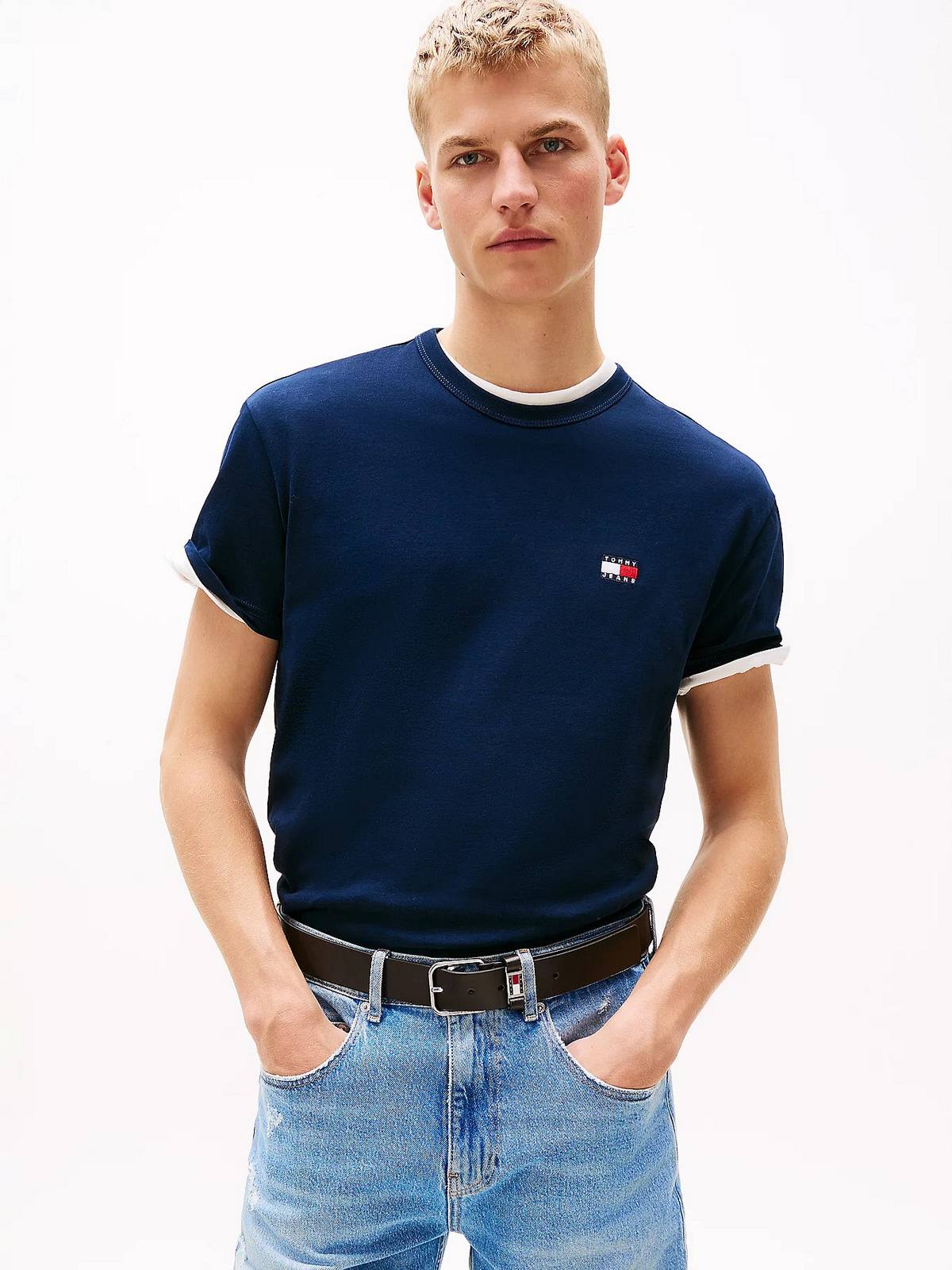 TOMMY HILFIGER Tee reg badge Man blue Photo 2