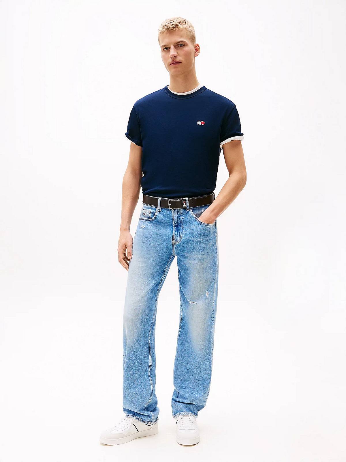 TOMMY HILFIGER Tee reg badge Man blue Photo 4