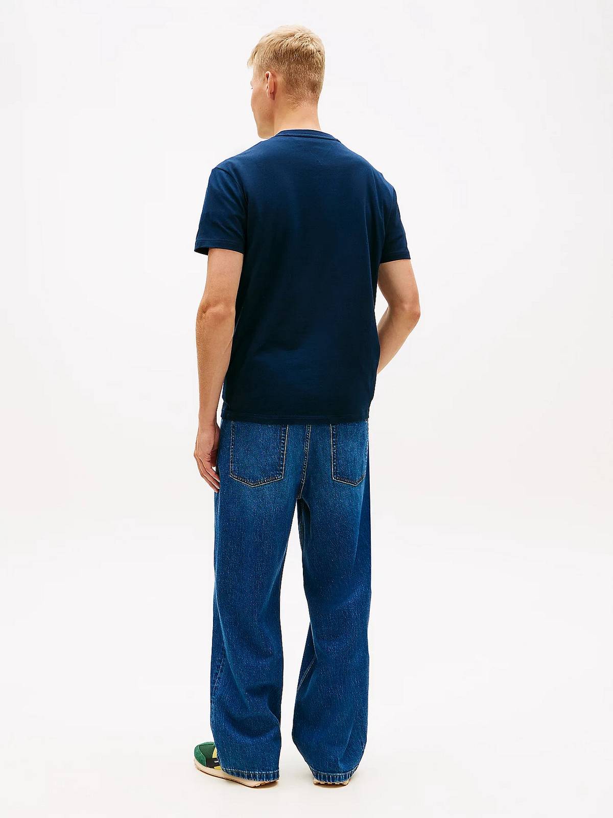 TOMMY HILFIGER Tee reg signature stripe Man blue Photo 5