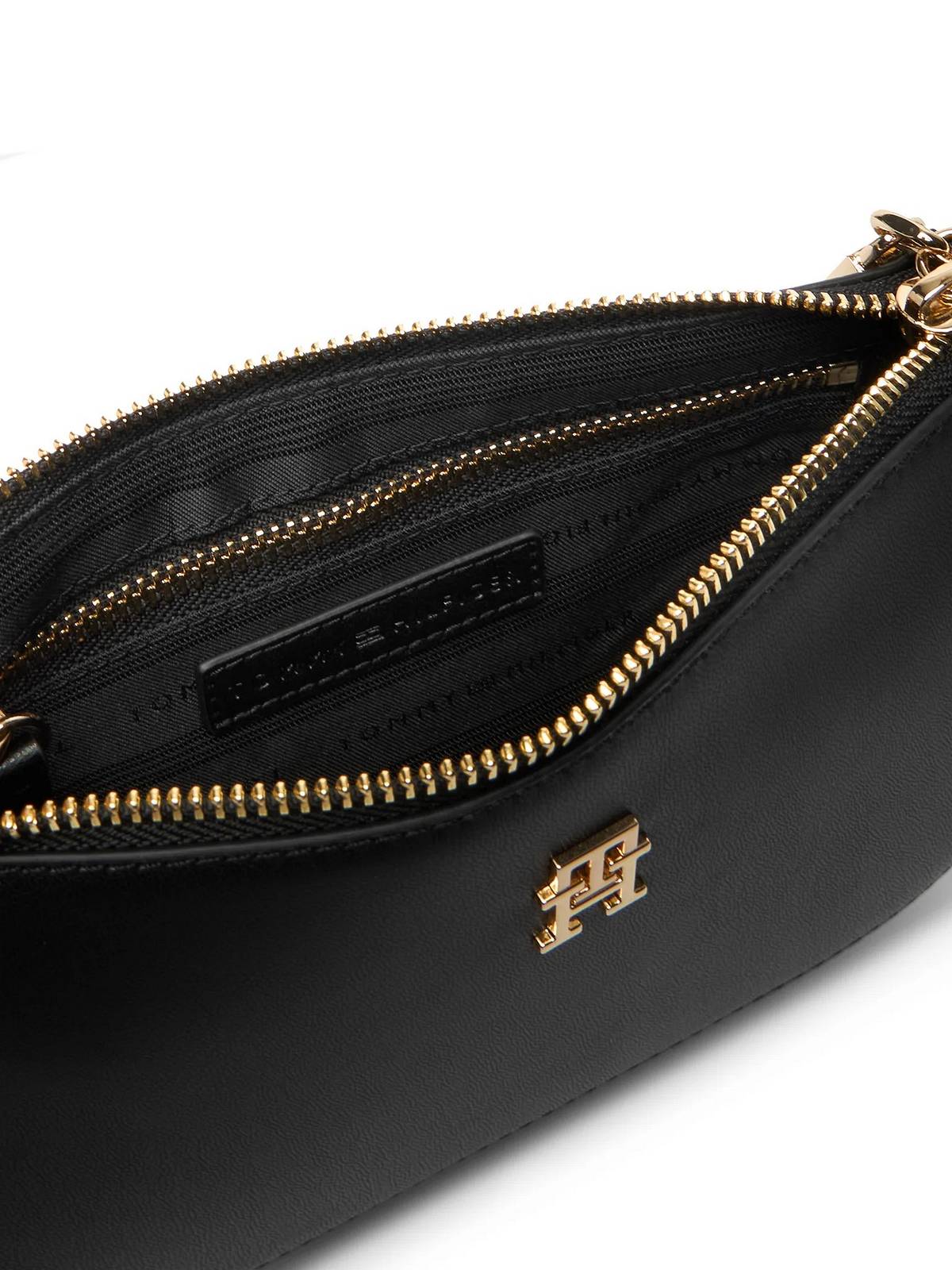 TOMMY HILFIGER TH Glam mini chain crossover Woman black Photo 4