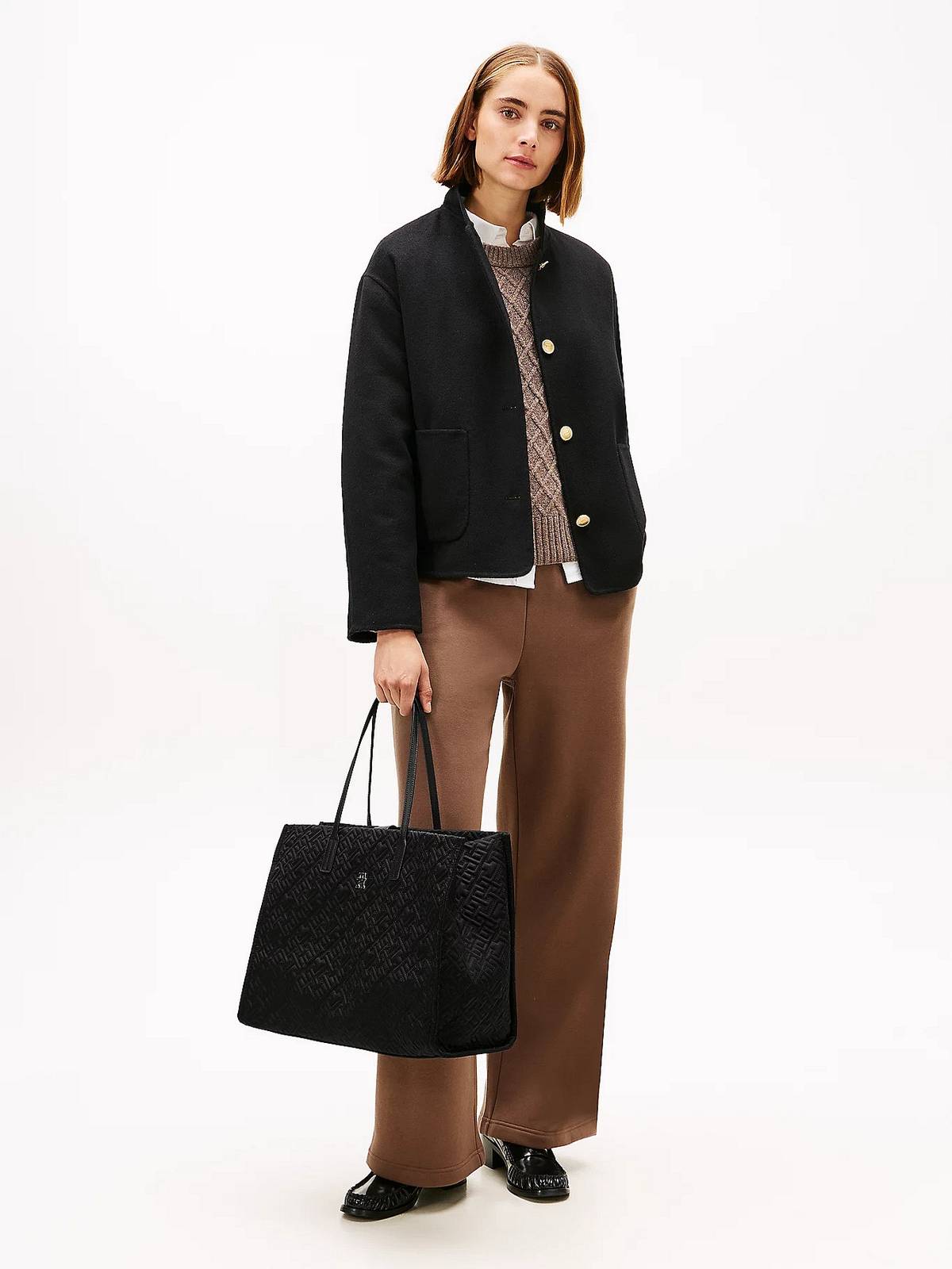 TOMMY HILFIGER TH City tote Woman black Photo 5