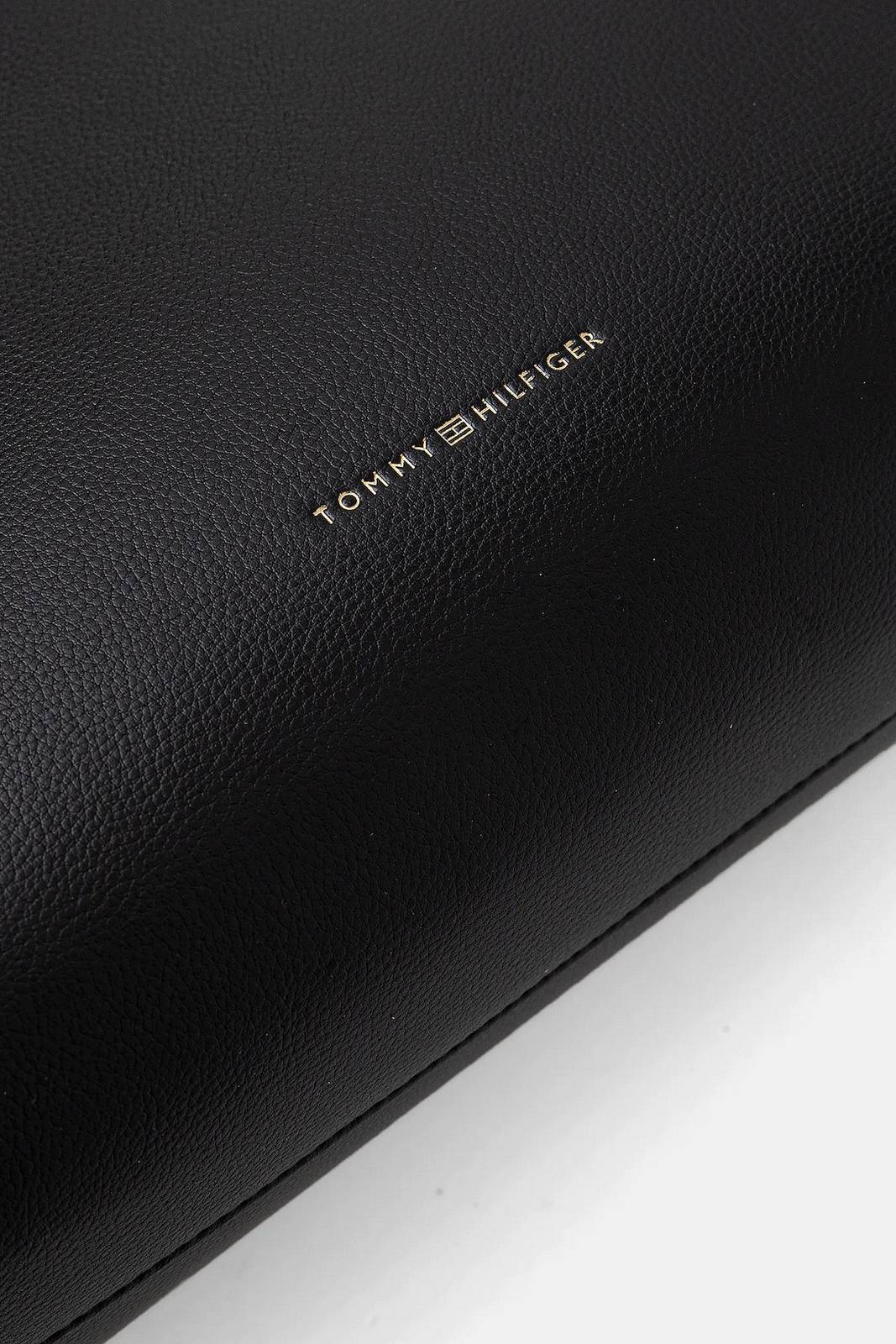 TOMMY HILFIGER TH Logo tote Woman black Photo 3