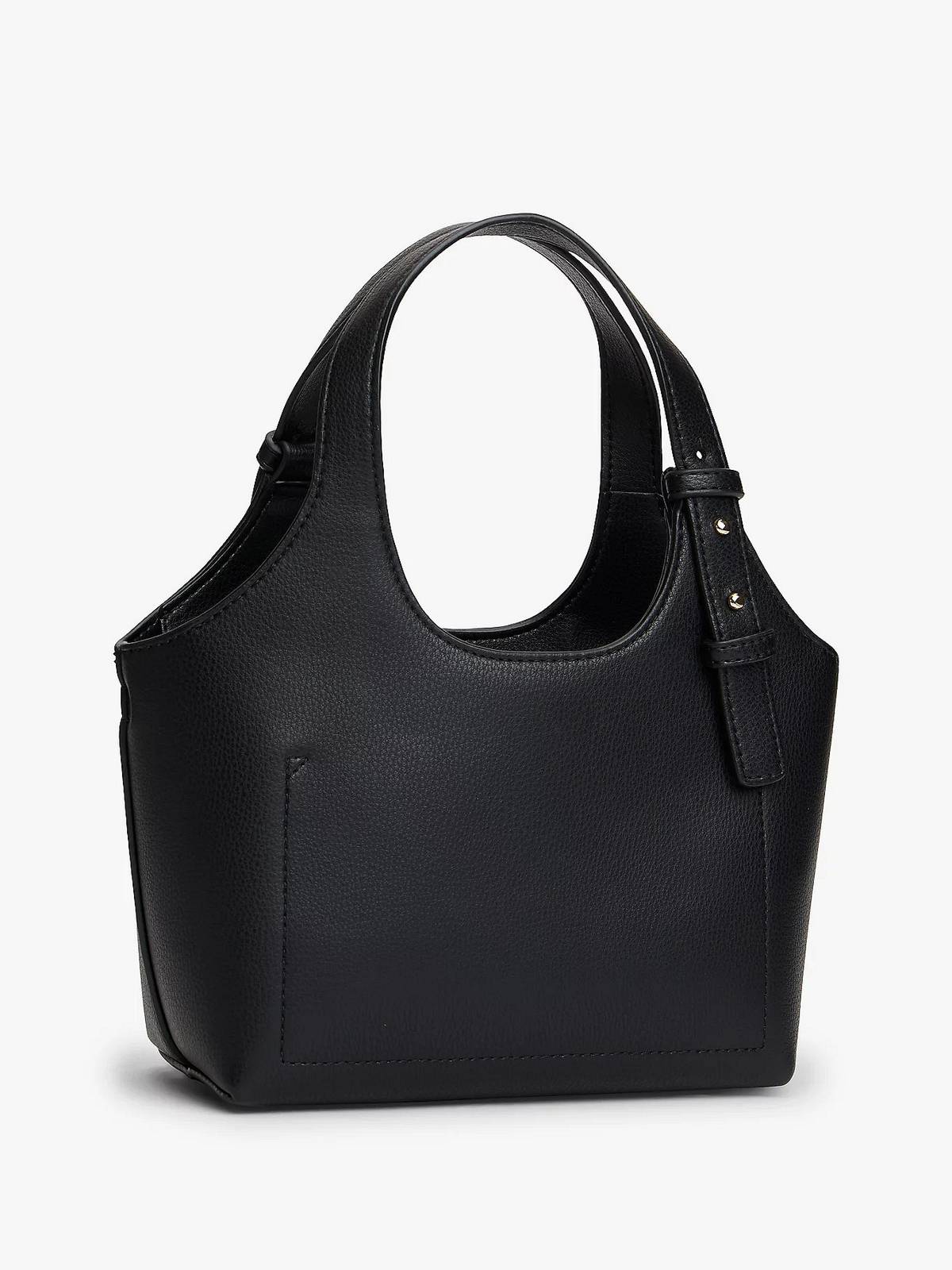 TOMMY HILFIGER TH Logo mini tote Woman black Photo 2