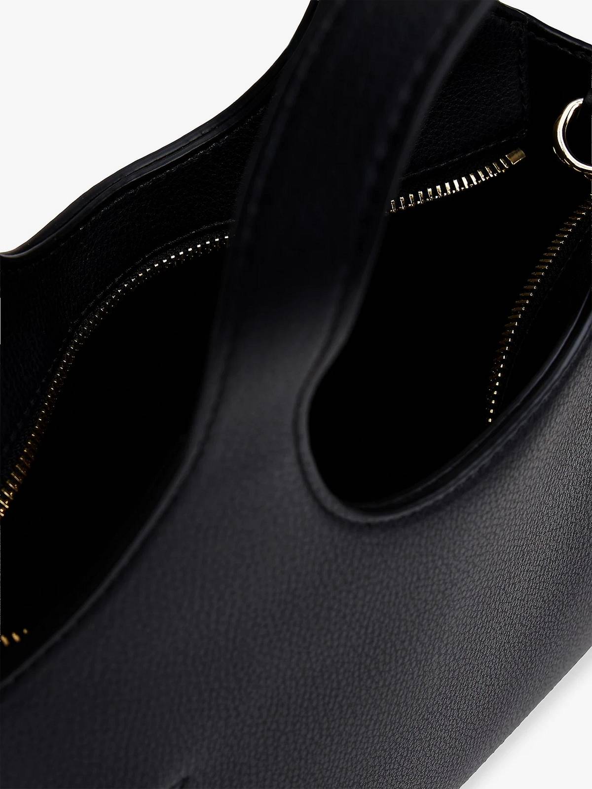 TOMMY HILFIGER TH Logo mini tote Woman black Photo 4