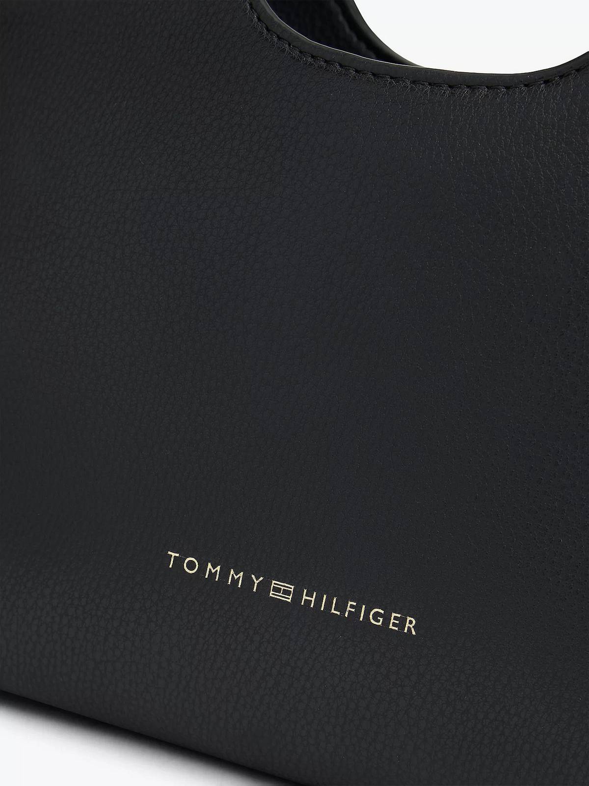 TOMMY HILFIGER TH Logo mini tote Woman black Photo 3