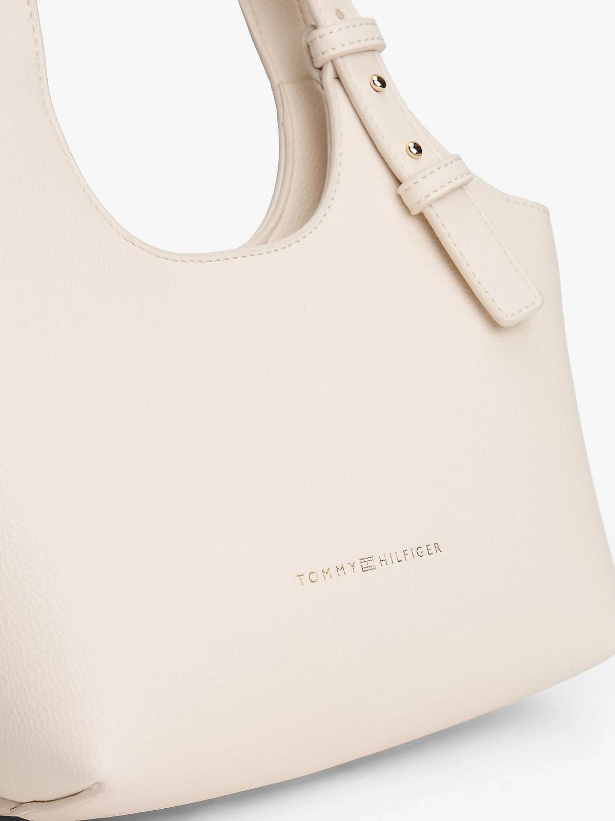 TOMMY HILFIGER TH Logo mini tote Woman white Photo 3