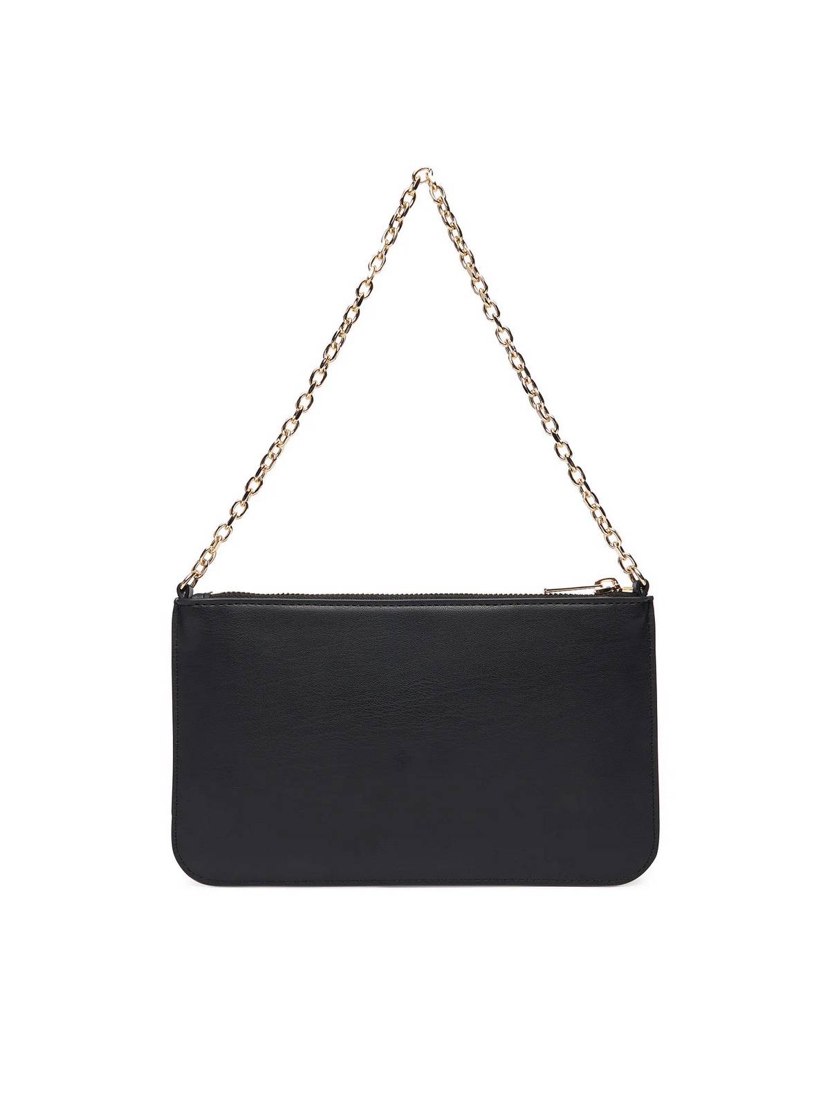 TOMMY HILFIGER TH Icon Chain shoulder pouch Woman black Photo 2