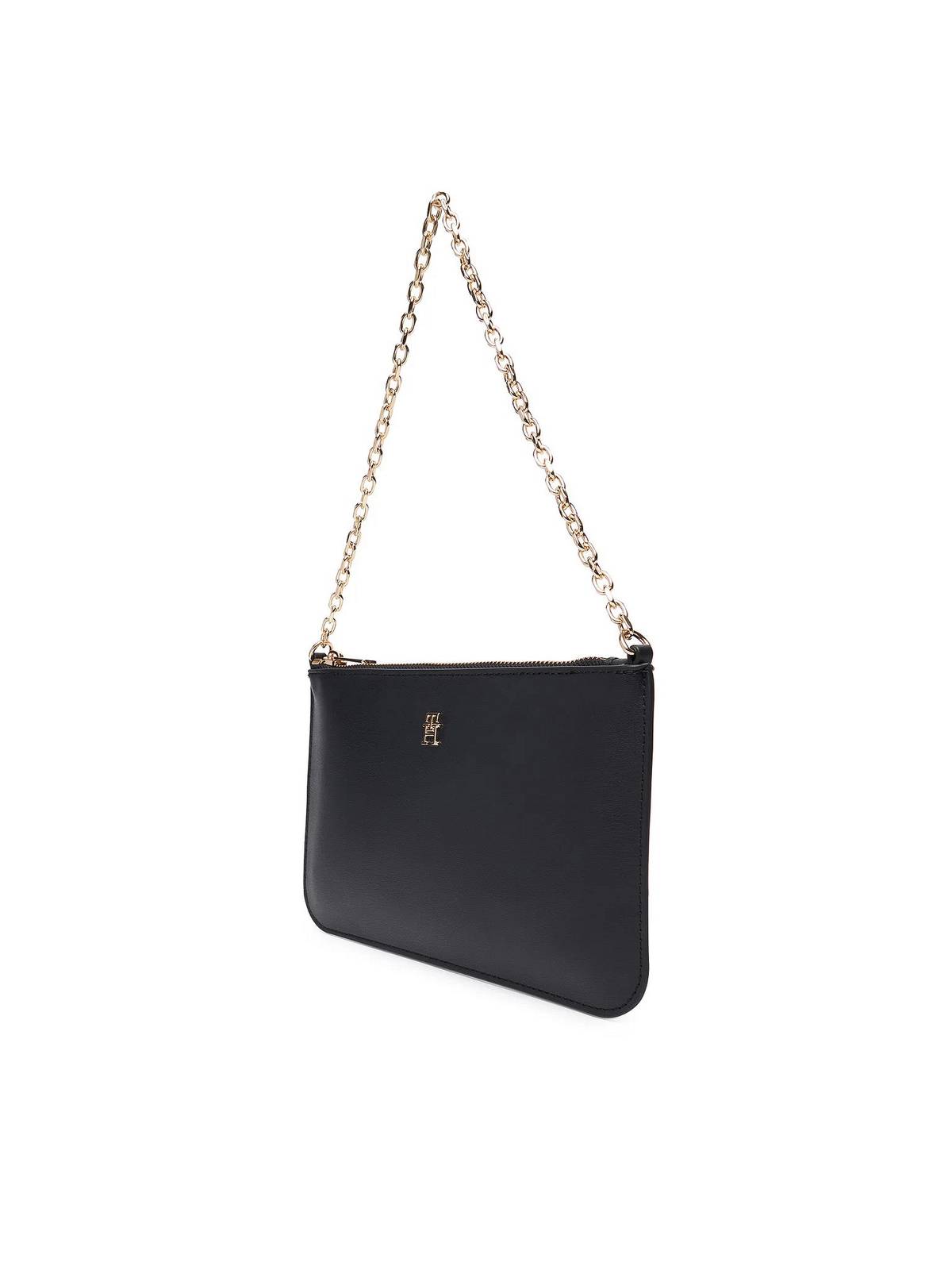 TOMMY HILFIGER TH Icon Chain shoulder pouch Woman black Photo 4