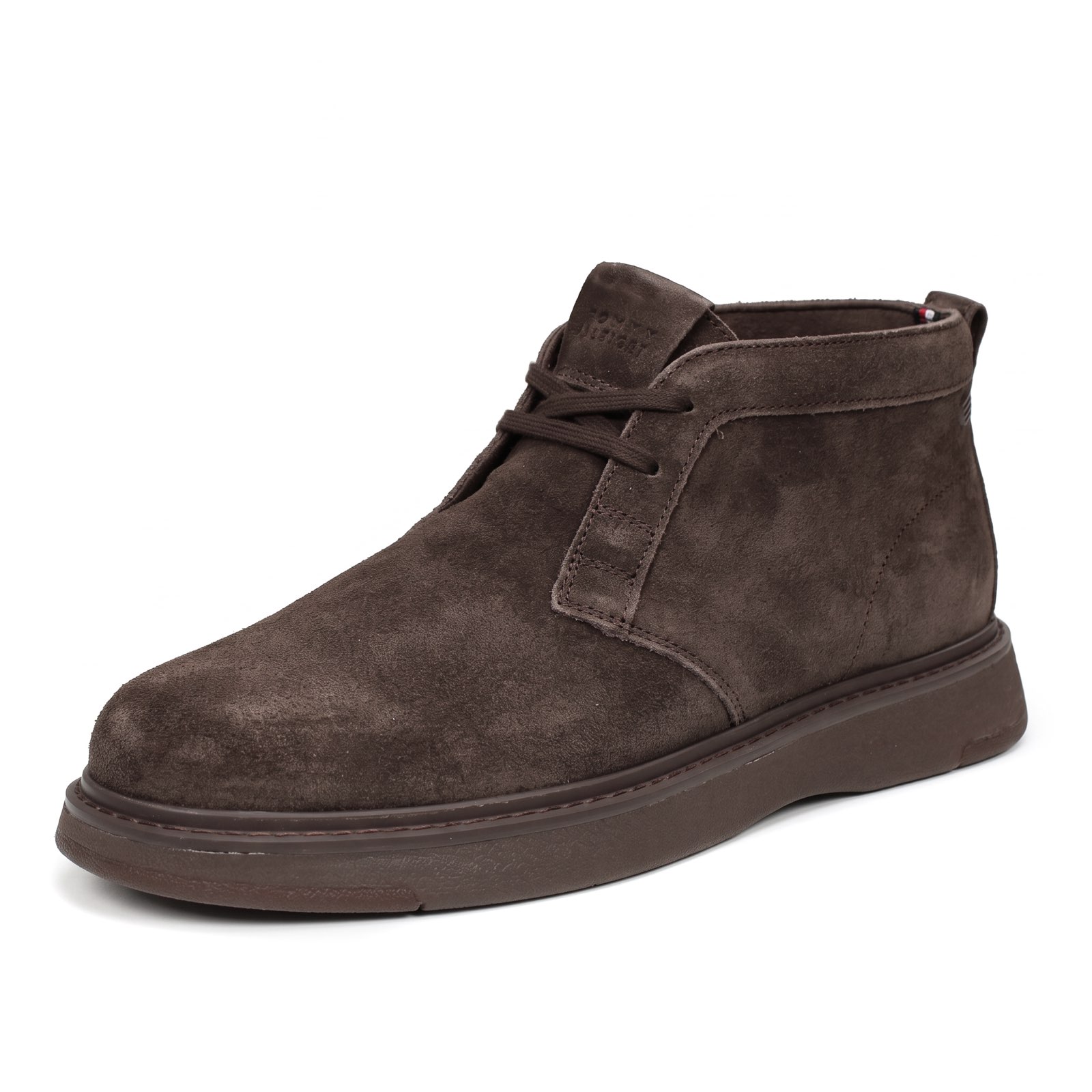 TOMMY HILFIGER Halbschuhe aus Wildleder Herren braun
