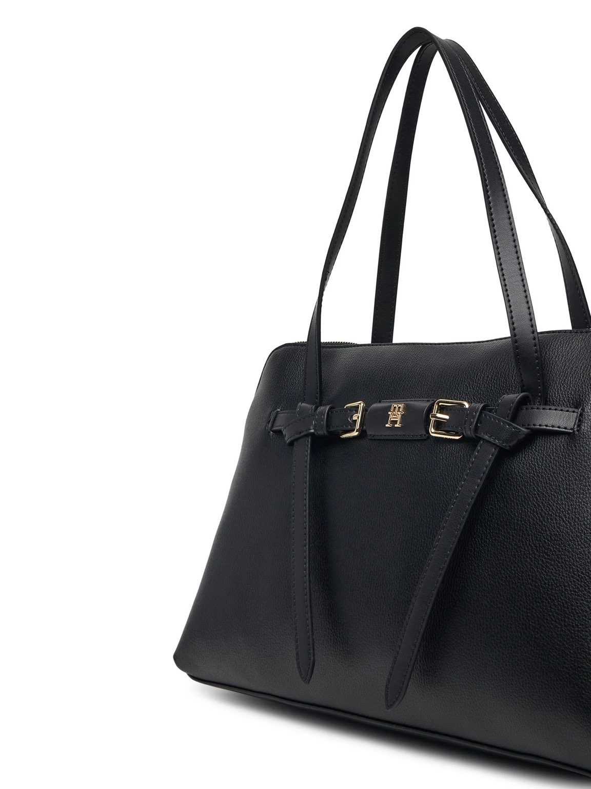TOMMY HILFIGER TH Buckle Tote Damen schwarz Foto 6
