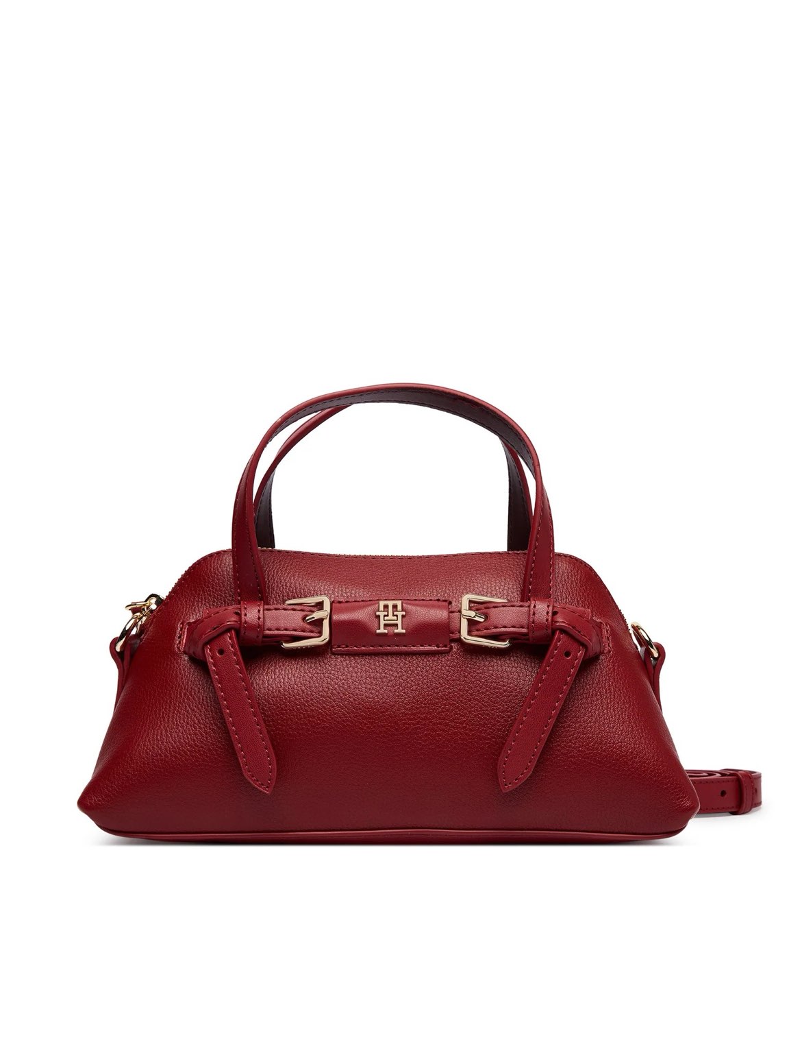 TOMMY HILFIGER TH Buckle Mini-Tasche Damen rot