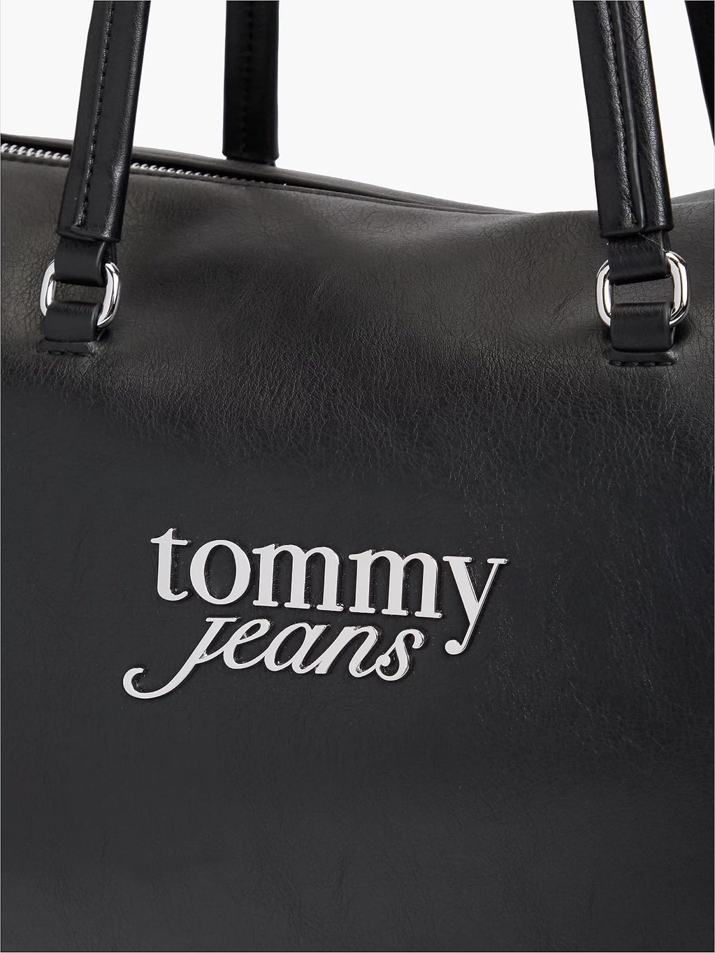 TOMMY HILFIGER TH Tote-Tasche in fetter Schrift Damen schwarz Foto 4