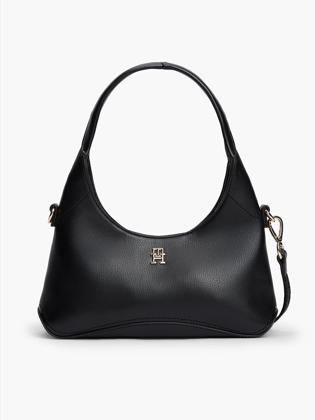 TOMMY HILFIGER TH Mini-Hobo-Tasche Damen schwarz