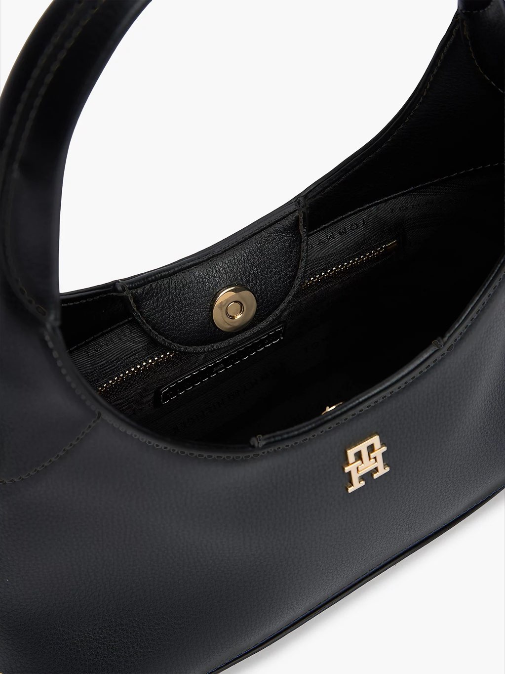 TOMMY HILFIGER TH Mini-Hobo-Tasche Damen schwarz Foto 5