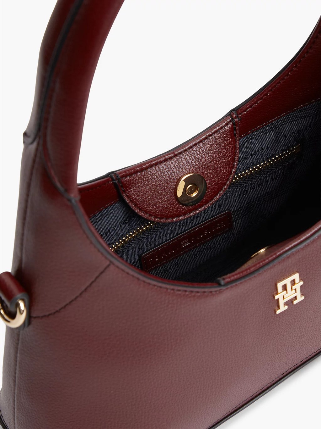 TOMMY HILFIGER TH Mini-Hobo-Tasche Damen bordeaux Foto 4