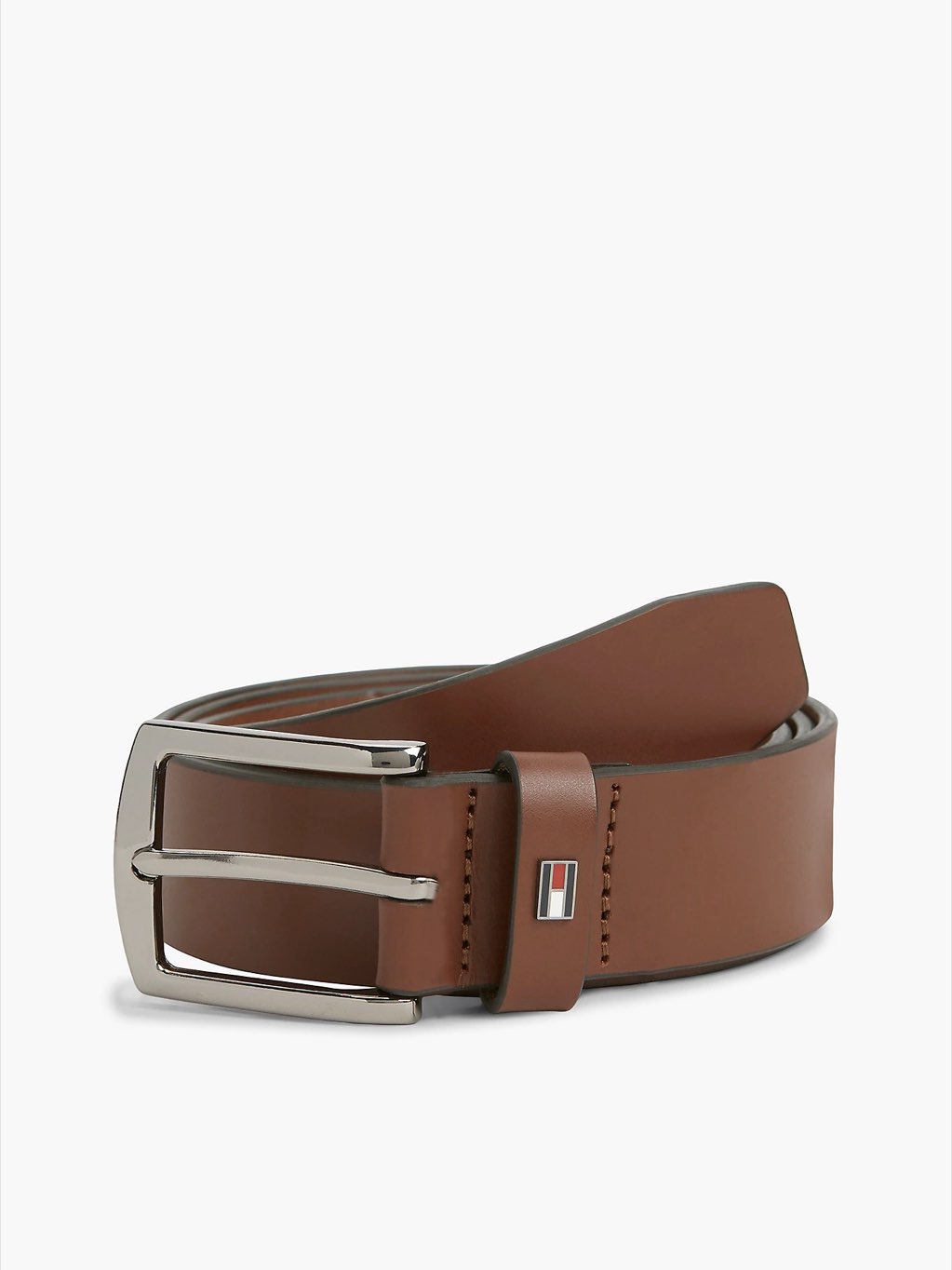 TOMMY HILFIGER Ceinture TH Denton Homme marron