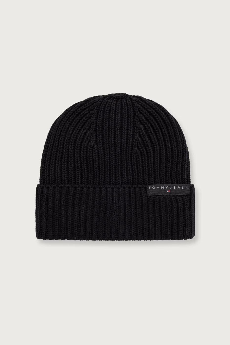 TOMMY HILFIGER Bonnet avec logo TH Homme noir