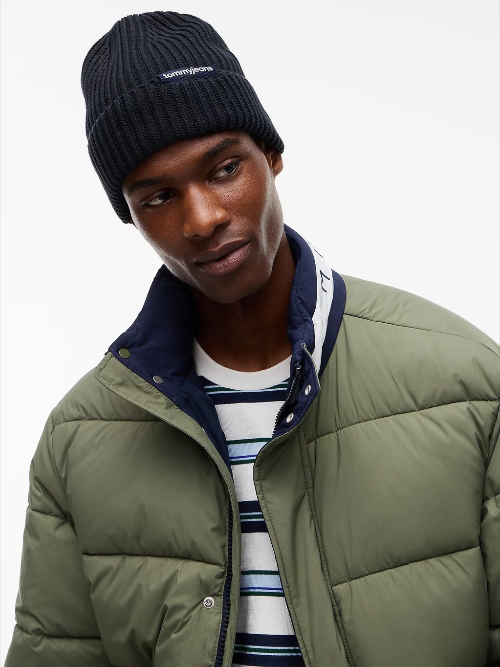 TOMMY HILFIGER Bonnet avec logo TH Homme bleu Photo 2