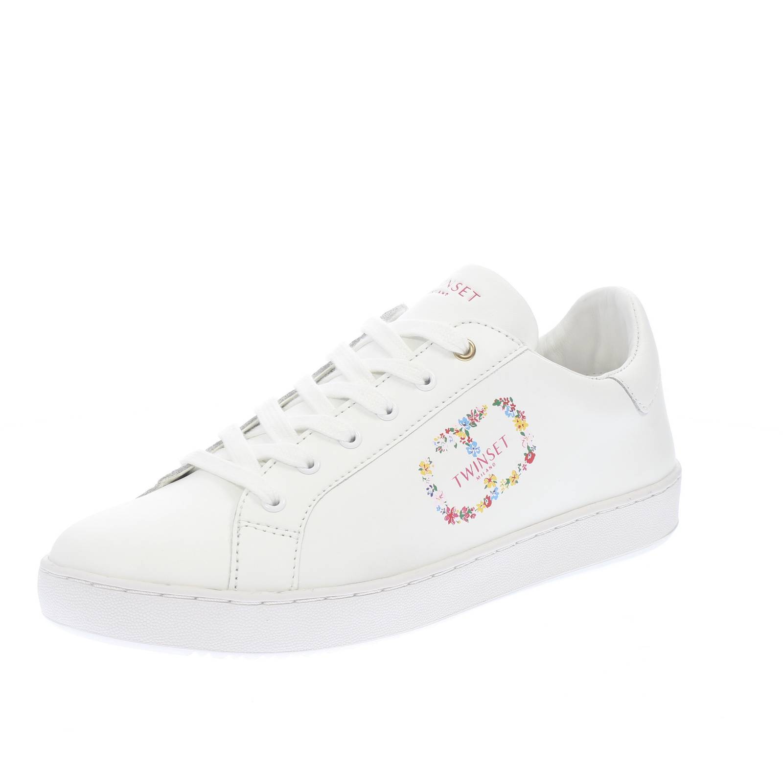 Кроссовки Twinset Basse от Pelle Bianco - Кроссовки Donna Scarpe в спортивном стиле