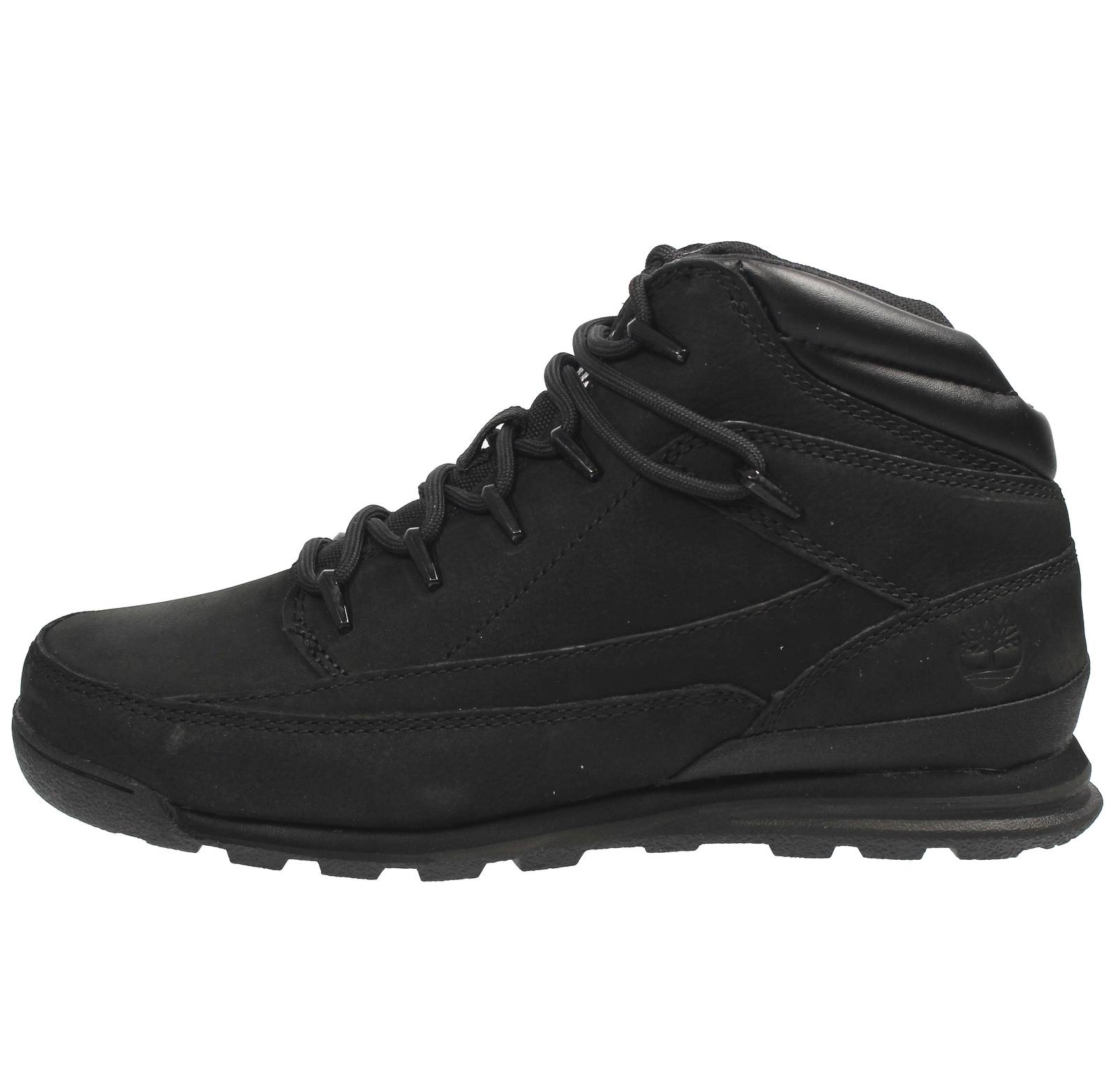 TIMBERLAND Euro Rock Mid Lace - Scarponcini in Pelle Uomo nero Foto 3