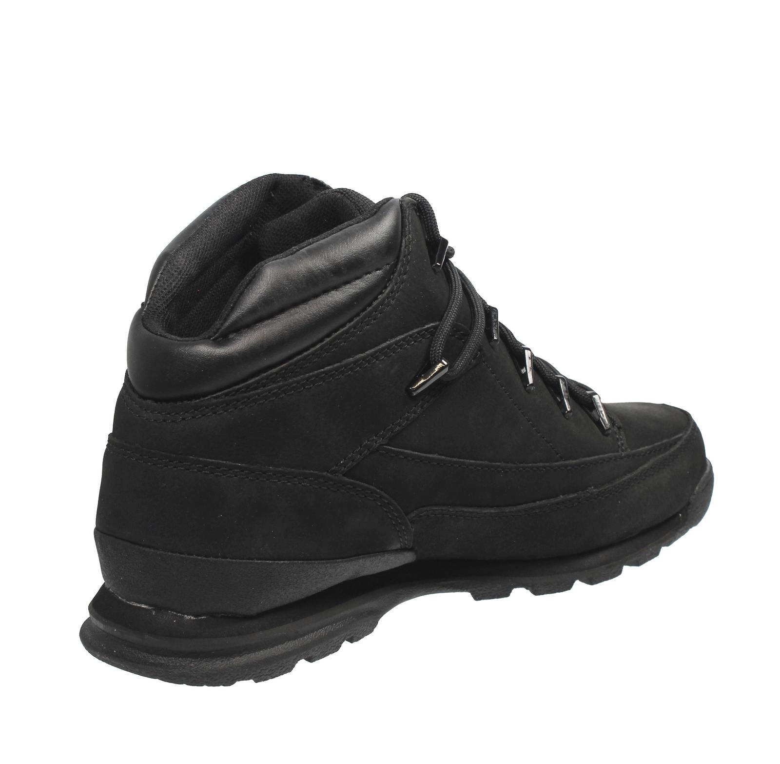 TIMBERLAND Euro Rock Mid Lace - Scarponcini in Pelle Uomo nero Foto 4