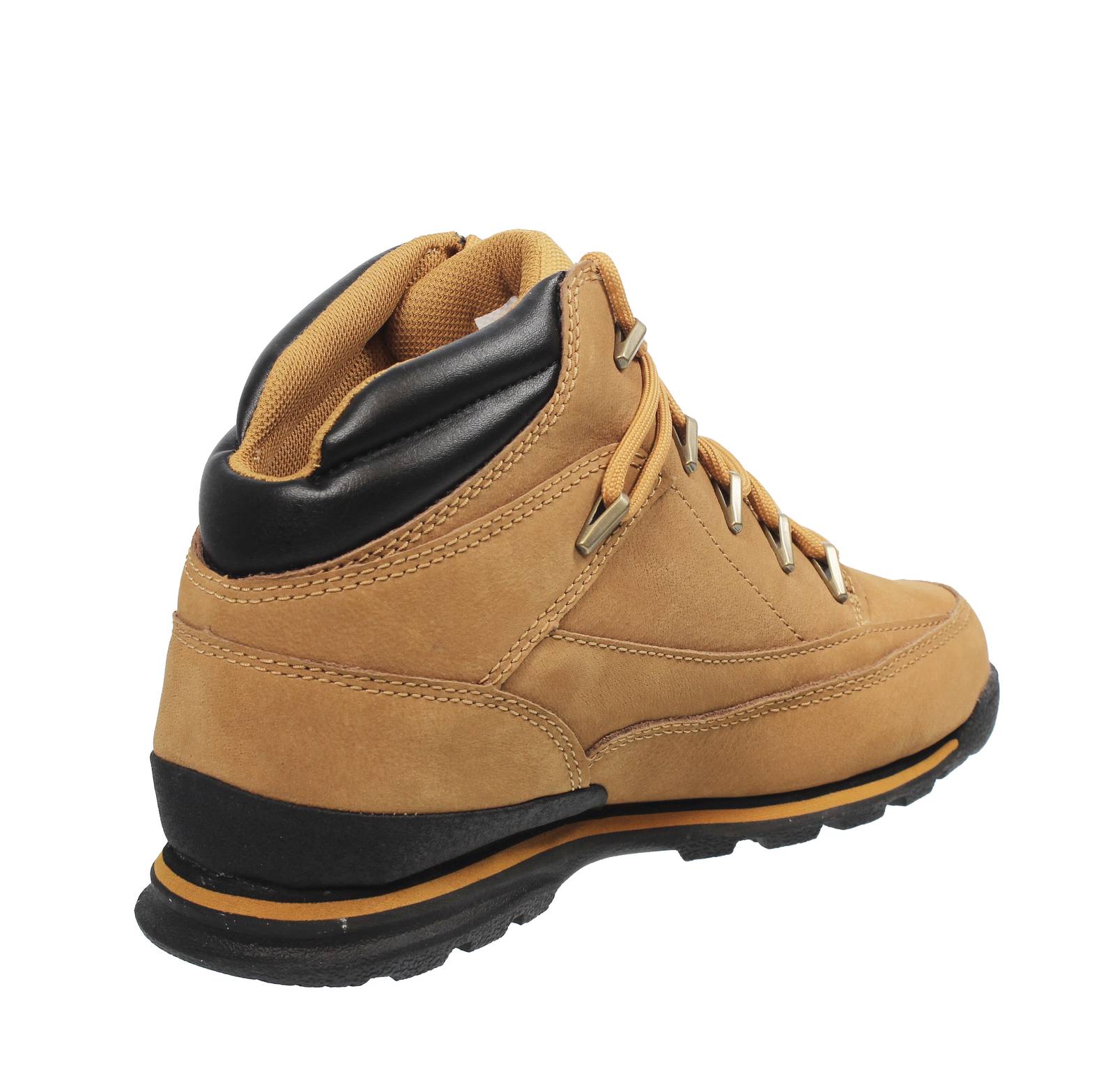 TIMBERLAND Euro Rock Mid Lane - Leather Boots Man yellow Photo 4