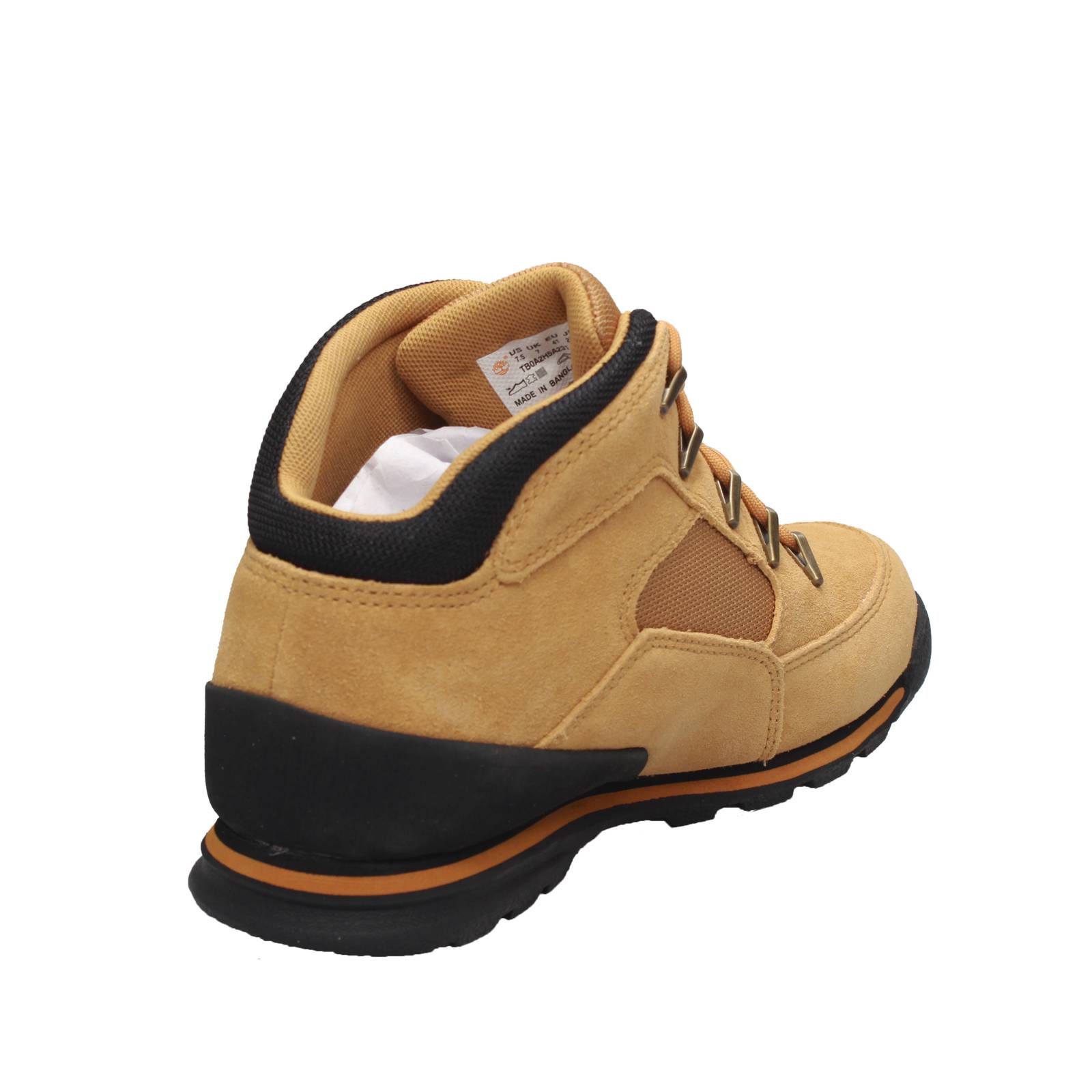 TIMBERLAND Euro Rock Mid Hiker - Bottes en daim Homme jaune Photo 4