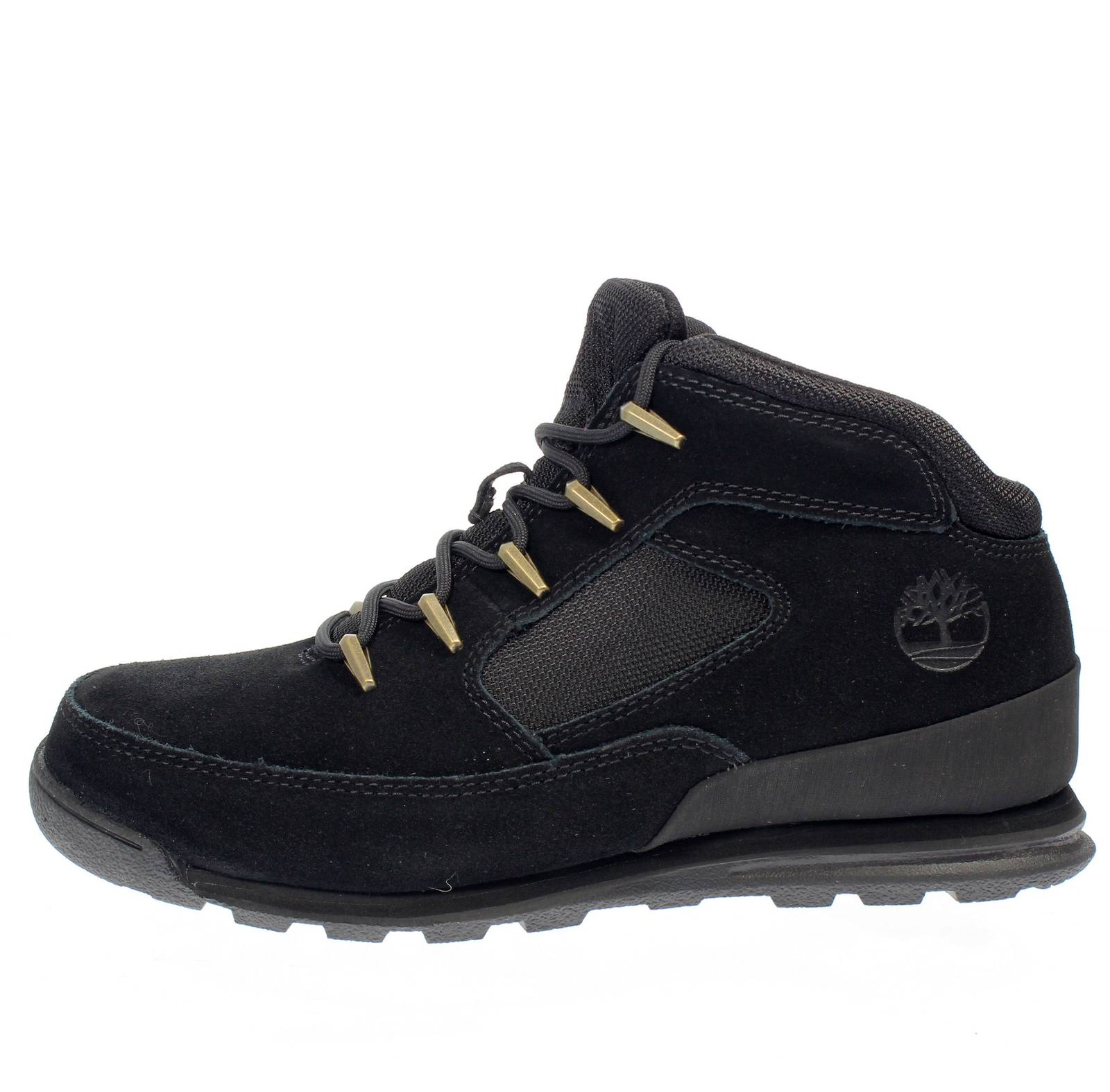 TIMBERLAND Euro Rock Mid Hiker - Scarponcini in Suede Uomo nero Foto 3
