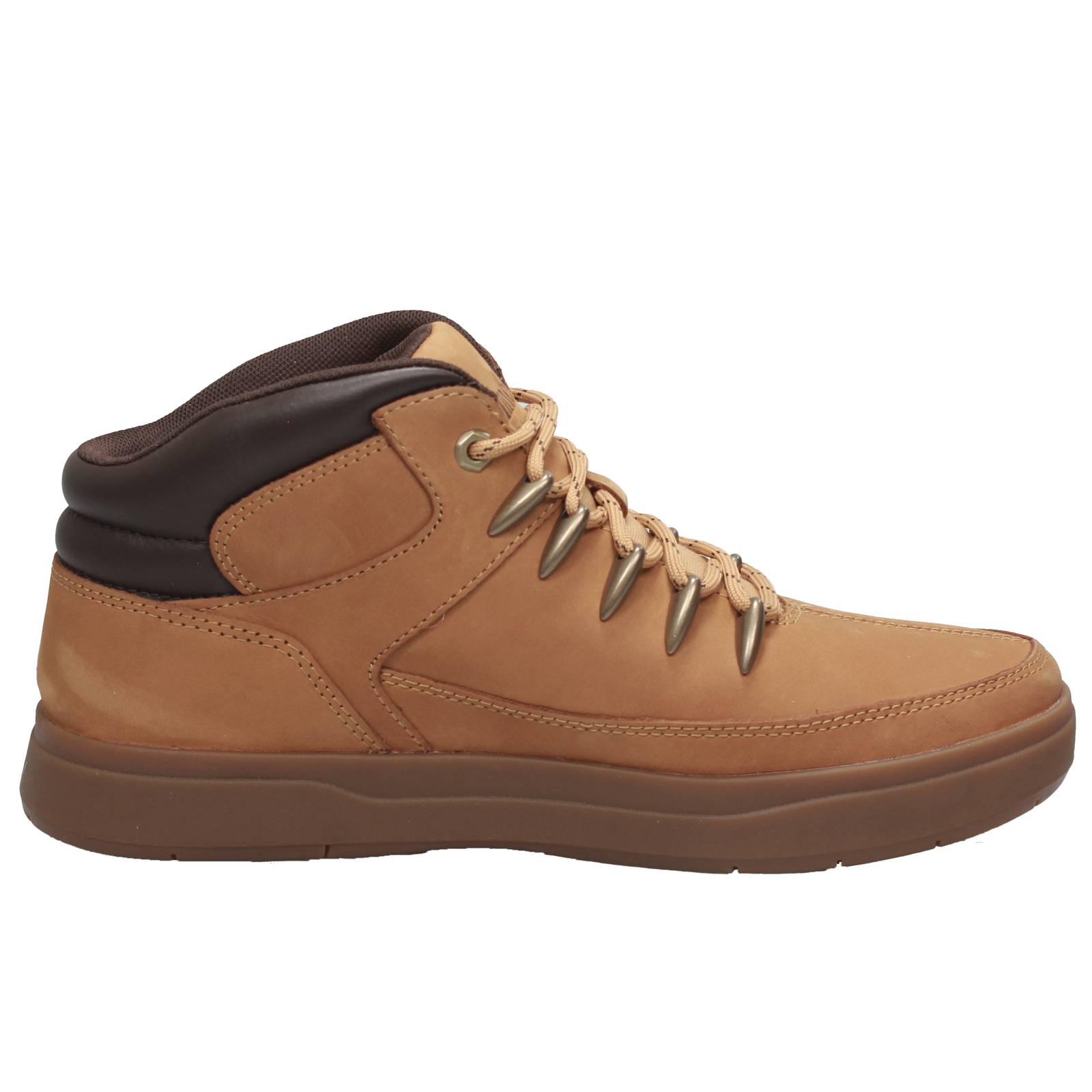 TIMBERLAND Davis Square Mid Hiker - Bottes en cuir Homme jaune Photo 2