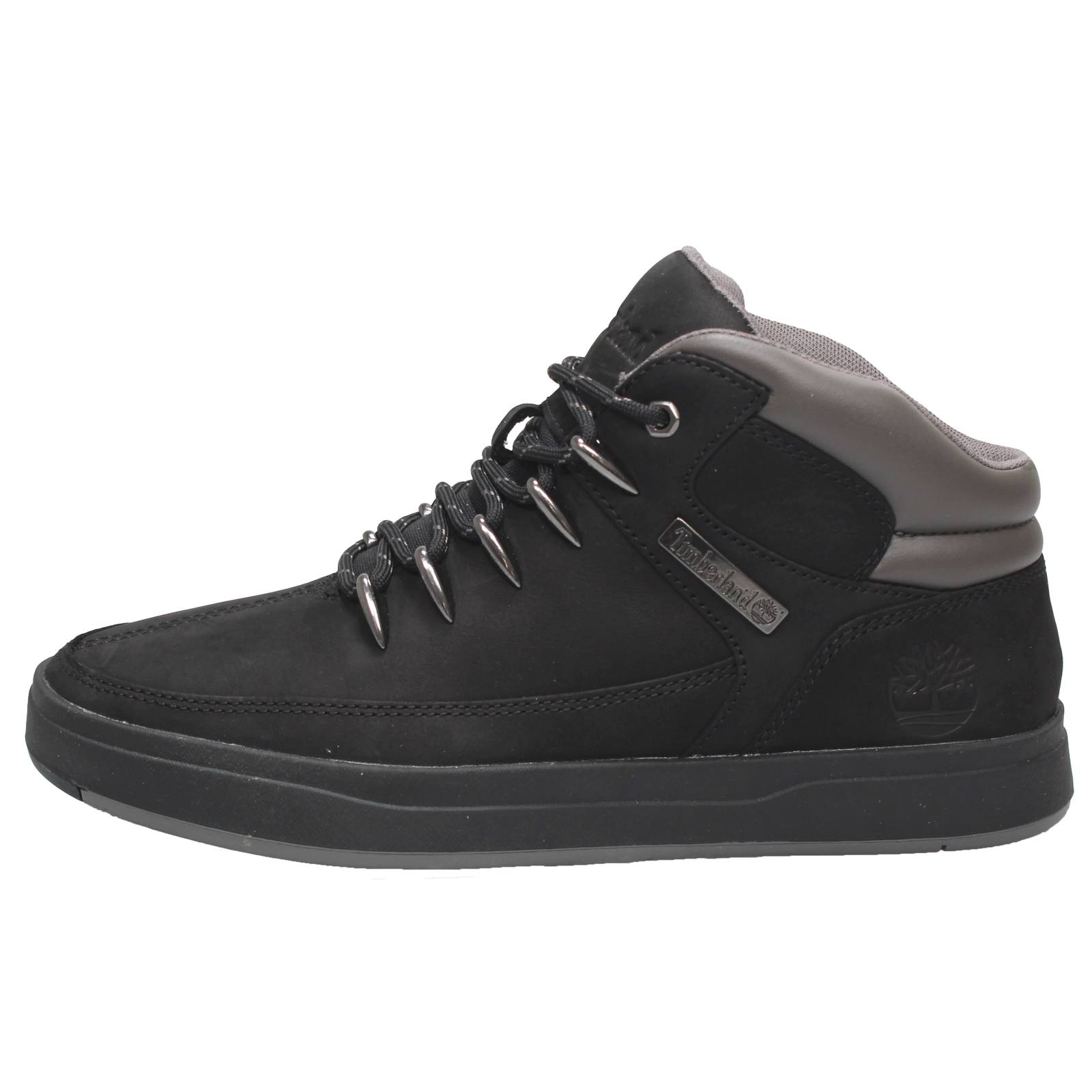 TIMBERLAND Davis Square Mid Hiker - Bottes en cuir Homme noir Photo 3