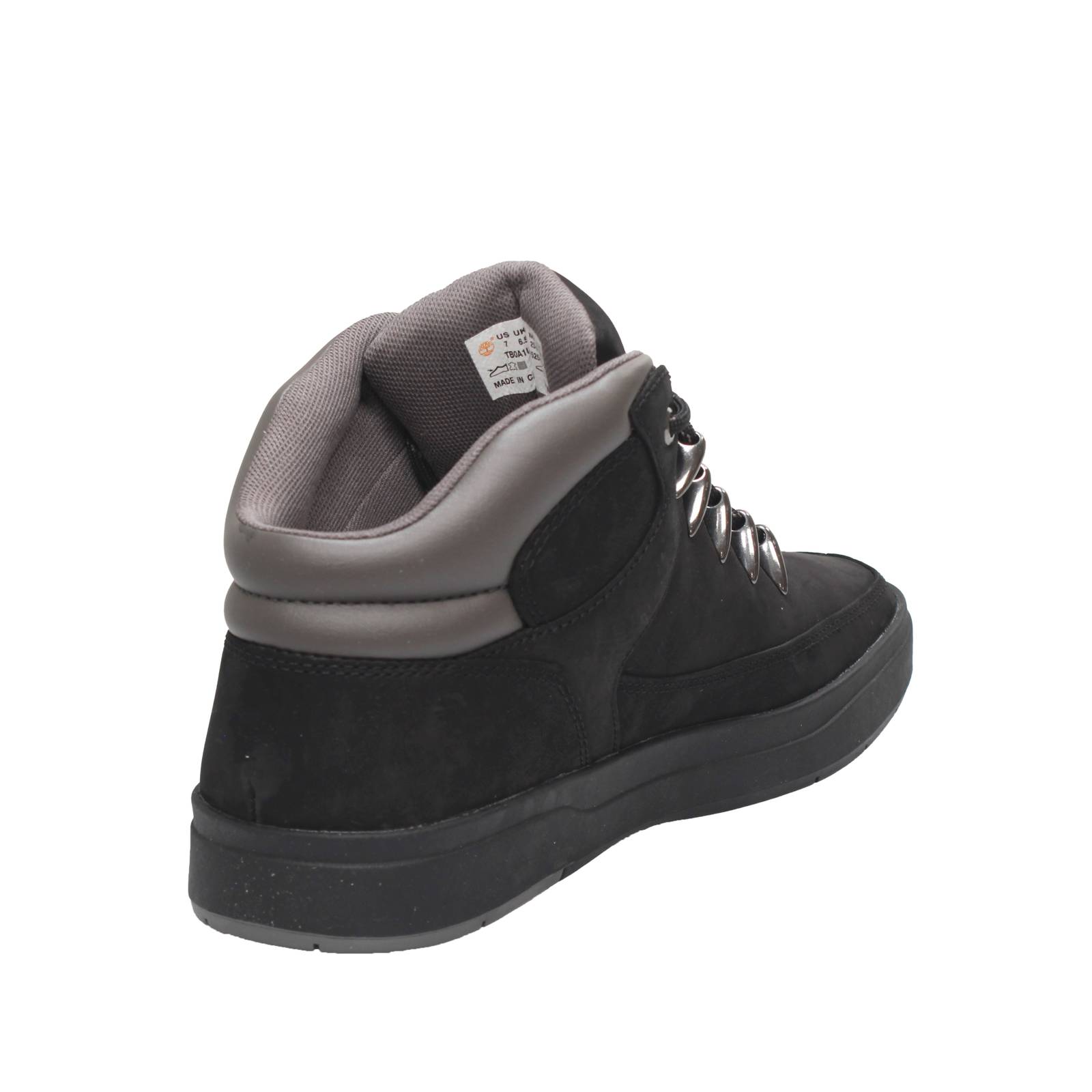 TIMBERLAND Davis Square Mid Hiker - Bottes en cuir Homme noir Photo 4