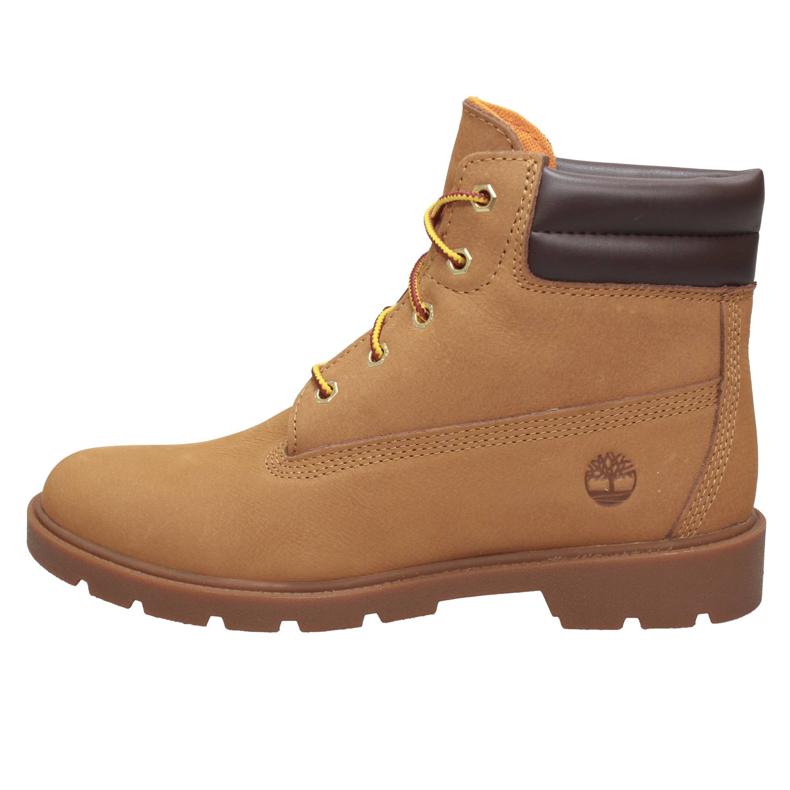 TIMBERLAND 6 Inch Basic - Scarponcini in Pelle Junior giallo Foto 3