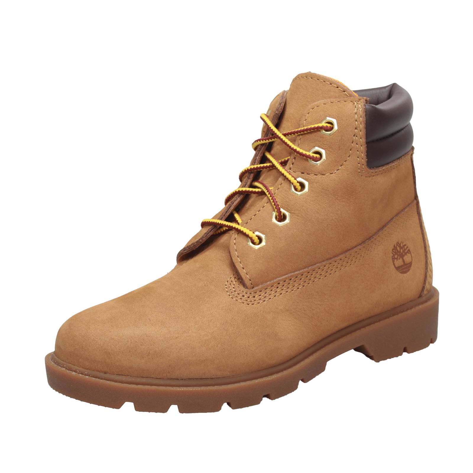 TIMBERLAND 6 Inch Basic - Scarponcini in Pelle Junior giallo