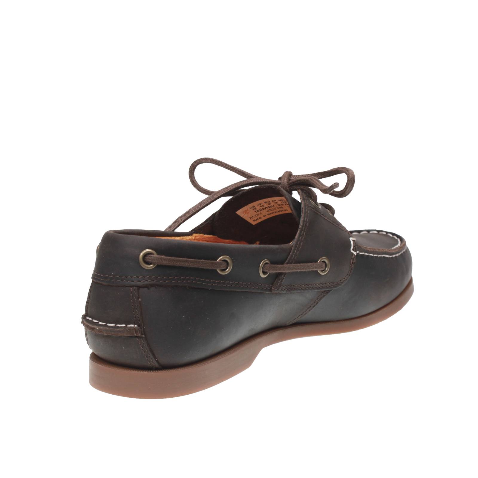 TIMBERLAND Cedar Bay - Boat Shoes in Nubuck Man dark brown Photo 4