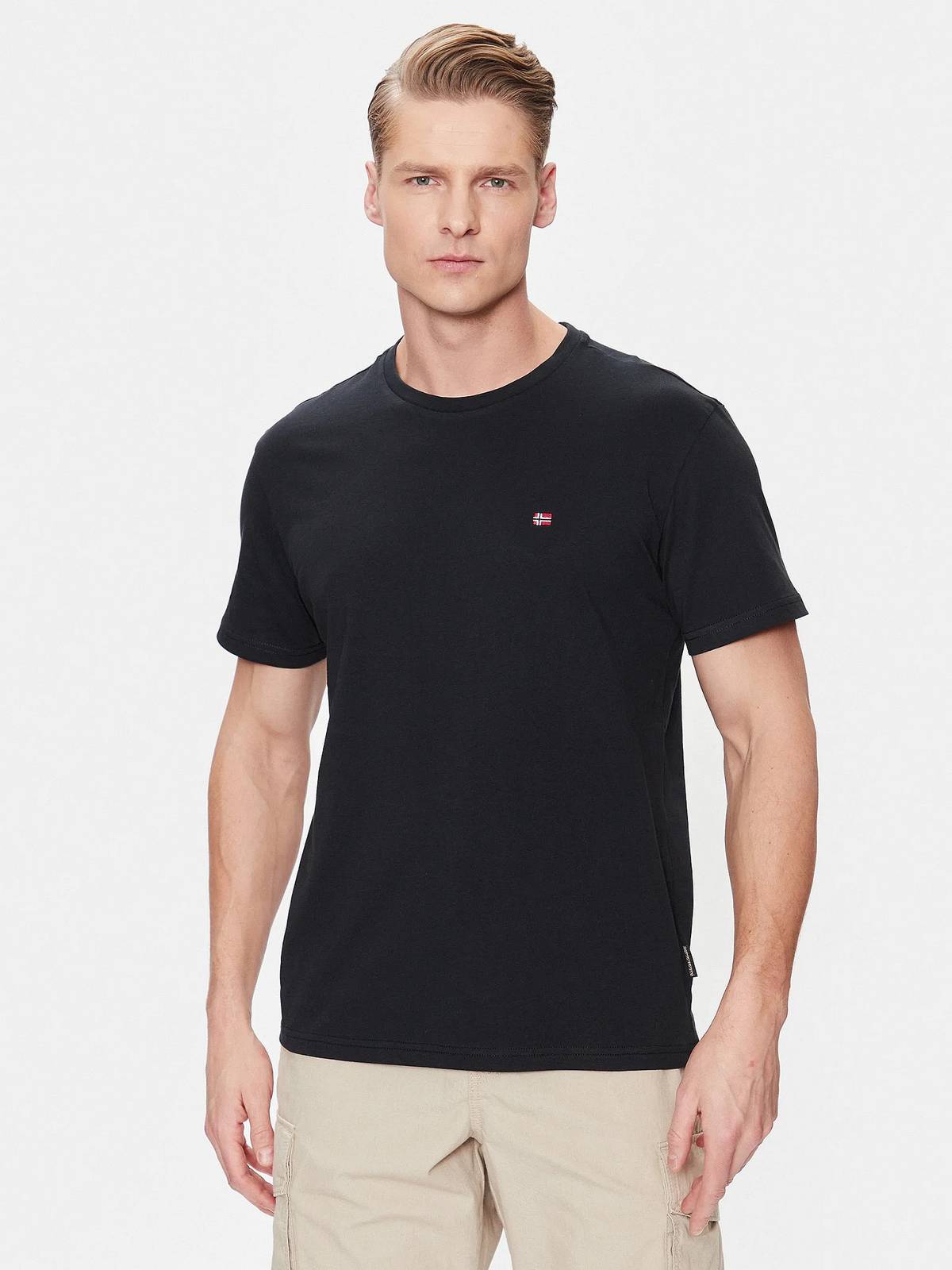 NAPAPIJRI Tee Salis - Short Sleeve T-Shirt Man black