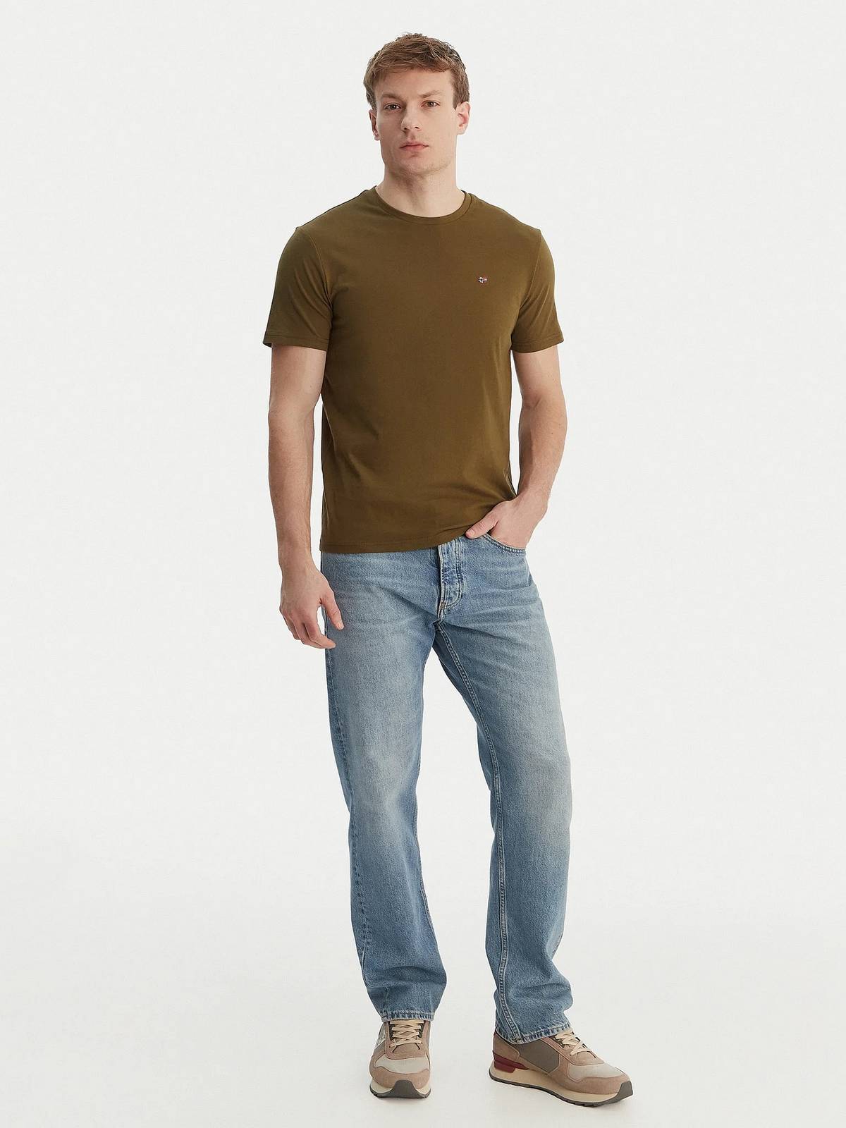 NAPAPIJRI Tee Salis - Kurzärmeliges T-Shirt Herren grün Foto 4