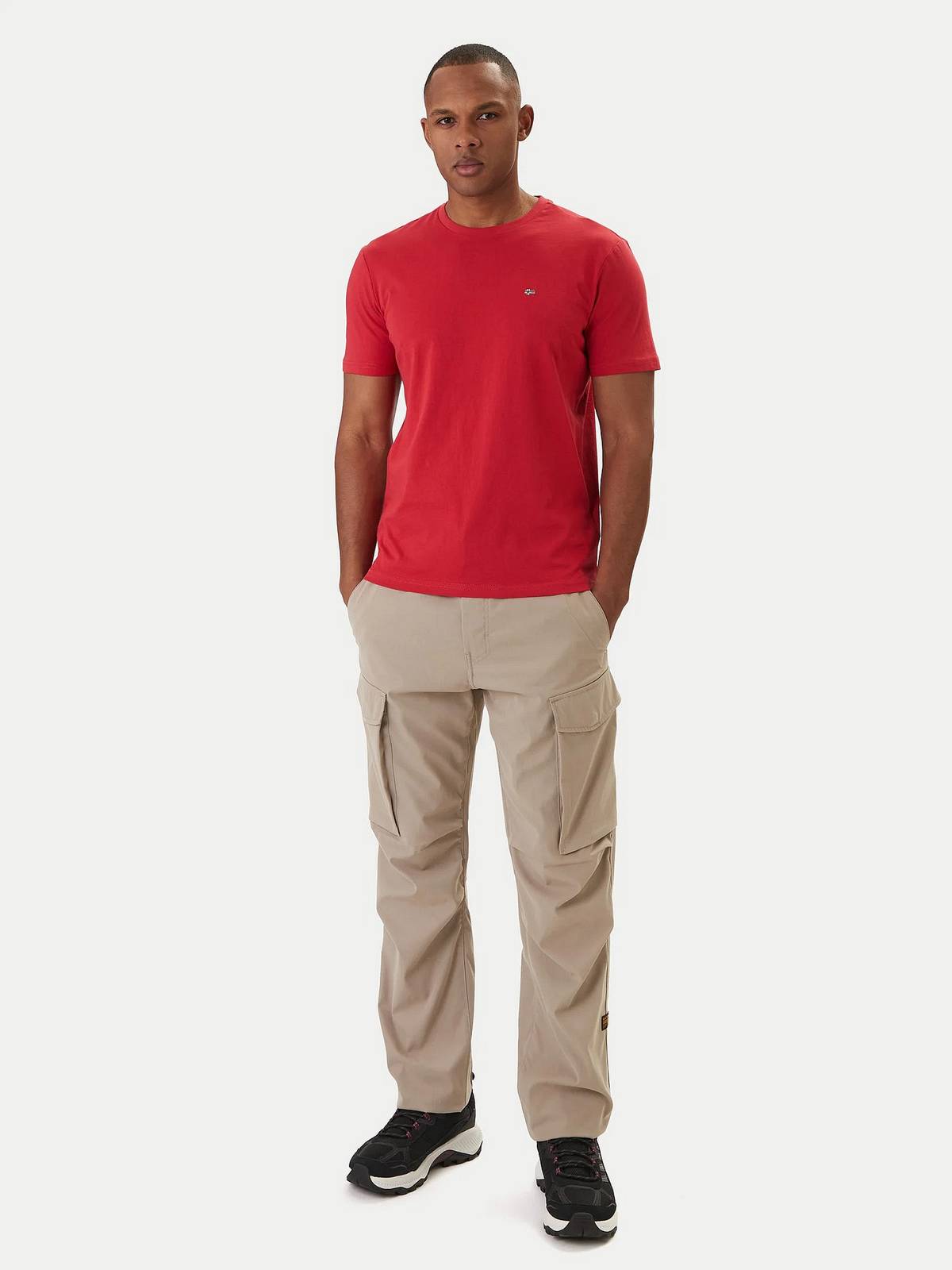 NAPAPIJRI Tee Salis - Kurzärmeliges T-Shirt Herren rot Foto 4