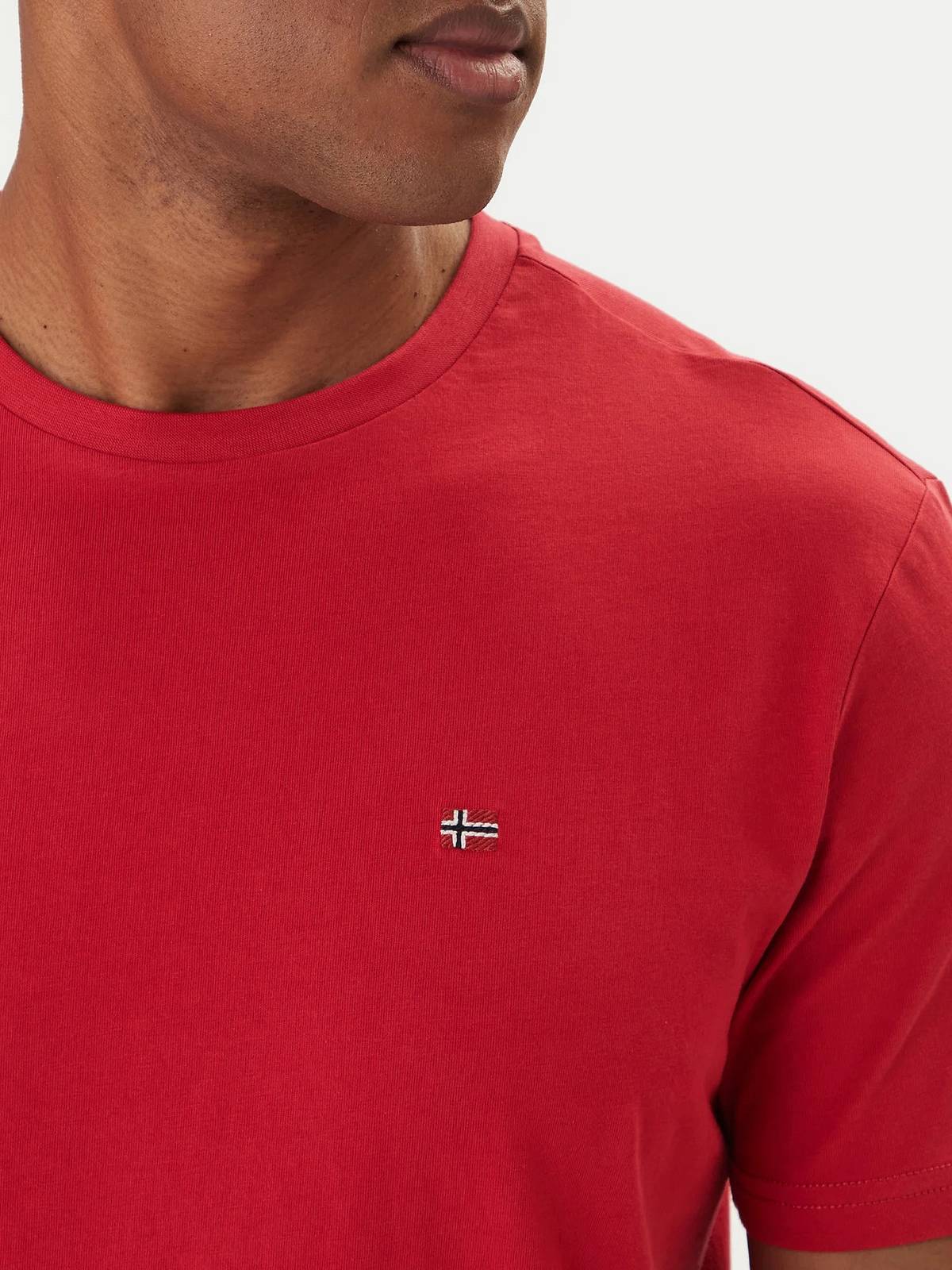 NAPAPIJRI Tee Salis - Kurzärmeliges T-Shirt Herren rot Foto 5