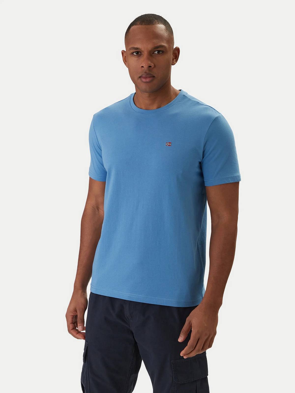 NAPAPIJRI Tee Salis - Short Sleeve T-Shirt Man blue