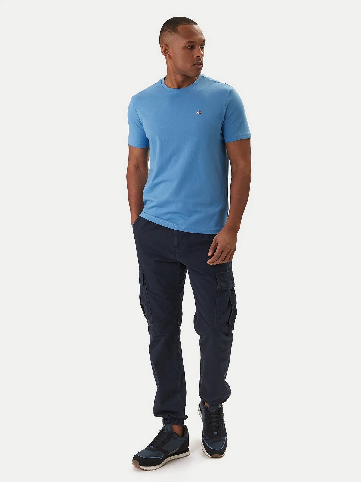 NAPAPIJRI Tee Salis - Kurzärmeliges T-Shirt Herren blau Foto 4