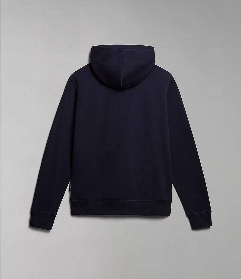 NAPAPIJRI B-Guiro FZH - Felpa con Cappuccio e Zip Uomo blu Foto 2