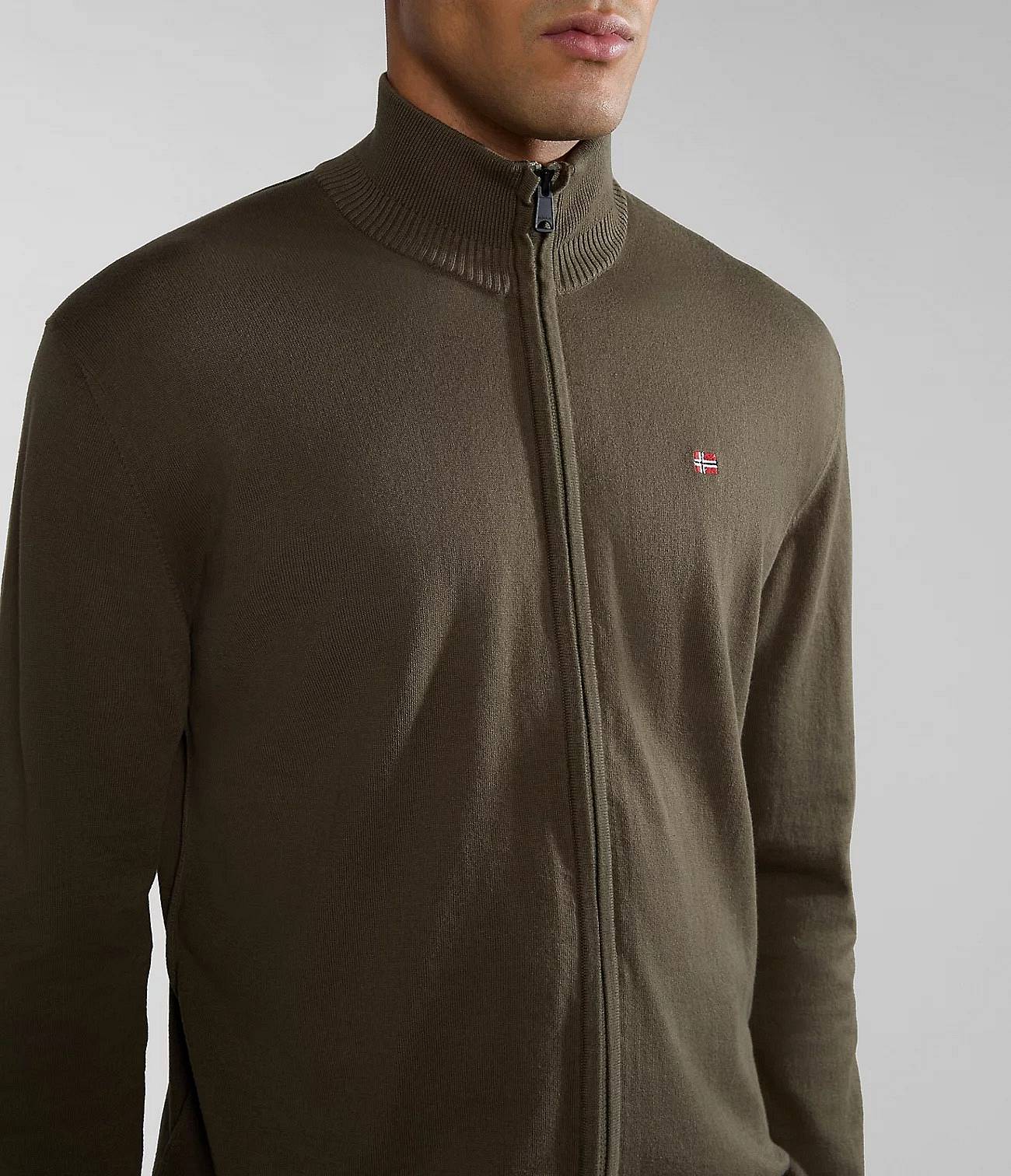 NAPAPIJRI Decatur - Maglia Full Zip Uomo verde Foto 2