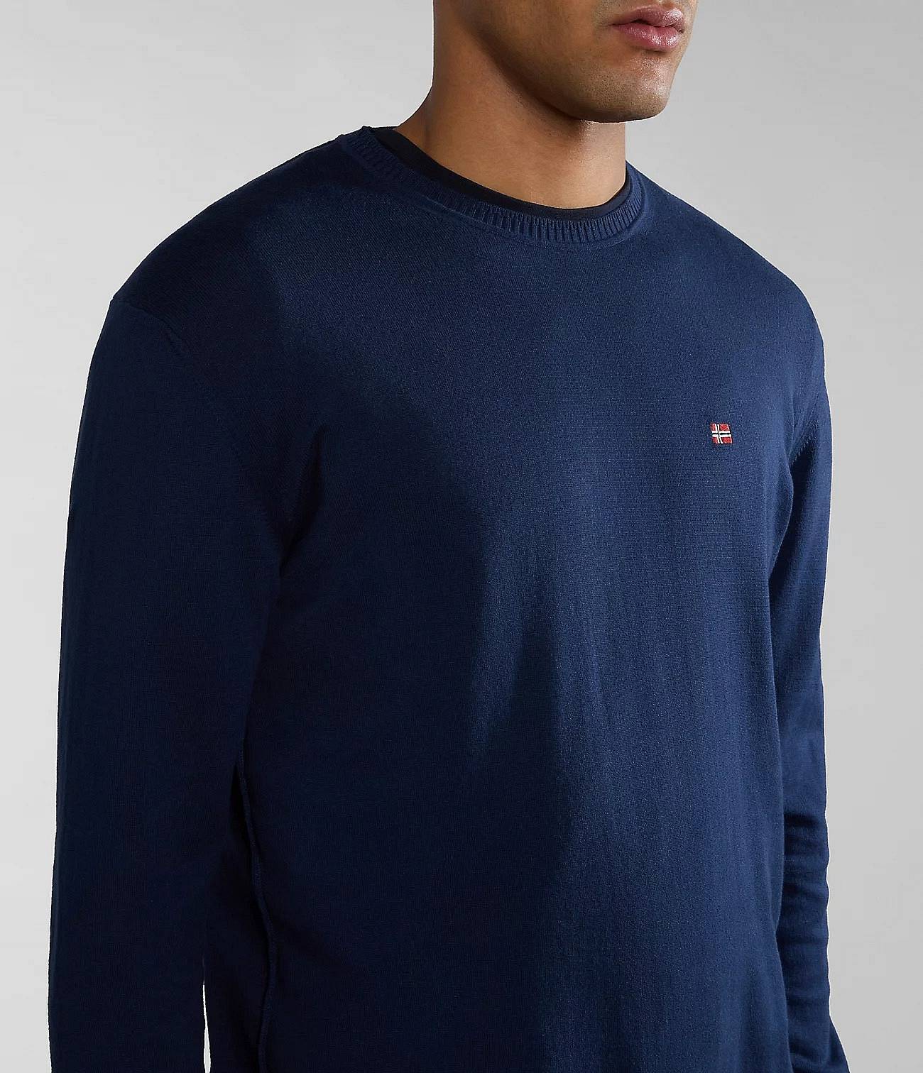 NAPAPIJRI Decatur - Maglia Girocollo Uomo blu Foto 2