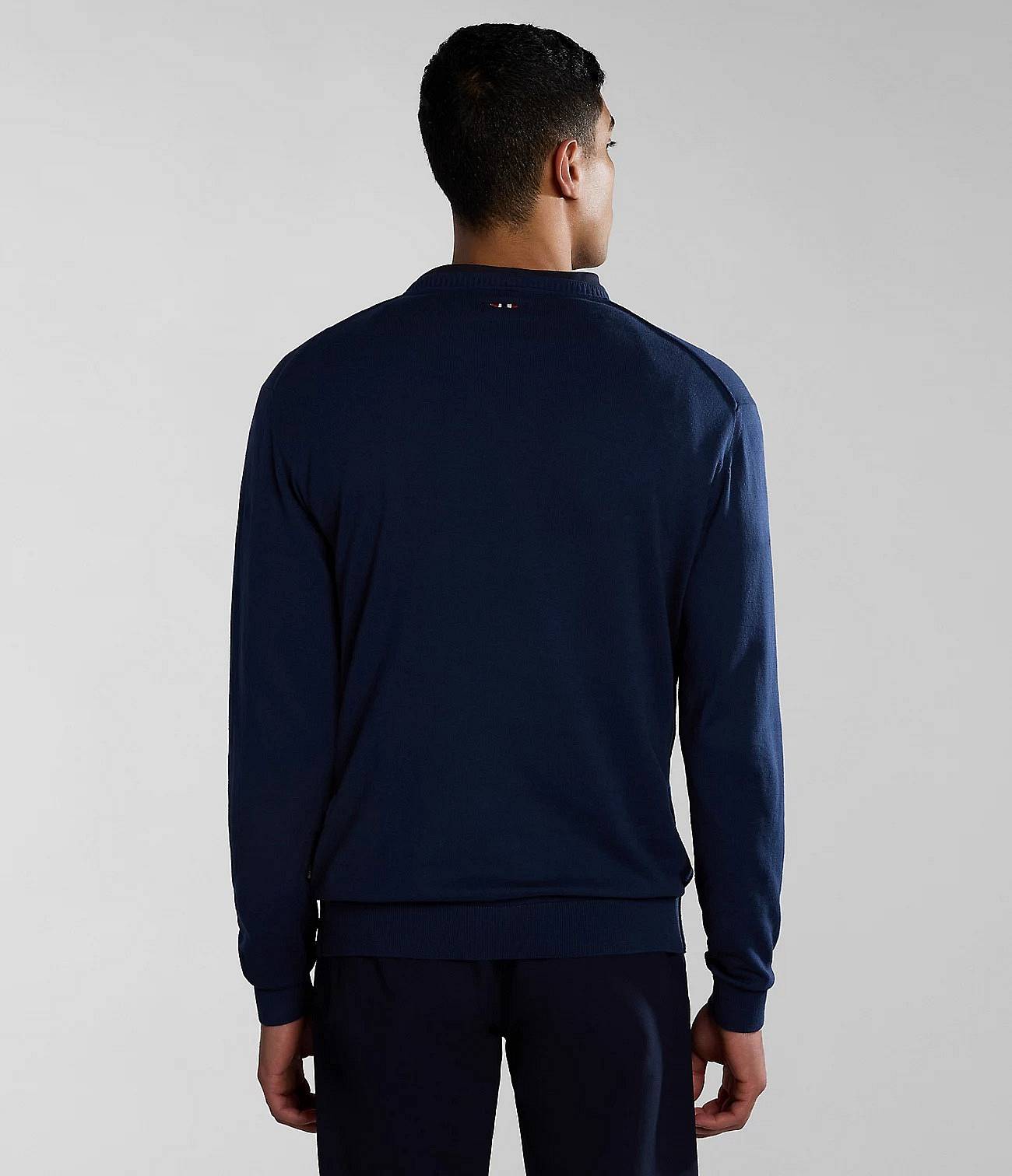 NAPAPIJRI Decatur - Maglia Girocollo Uomo blu Foto 3